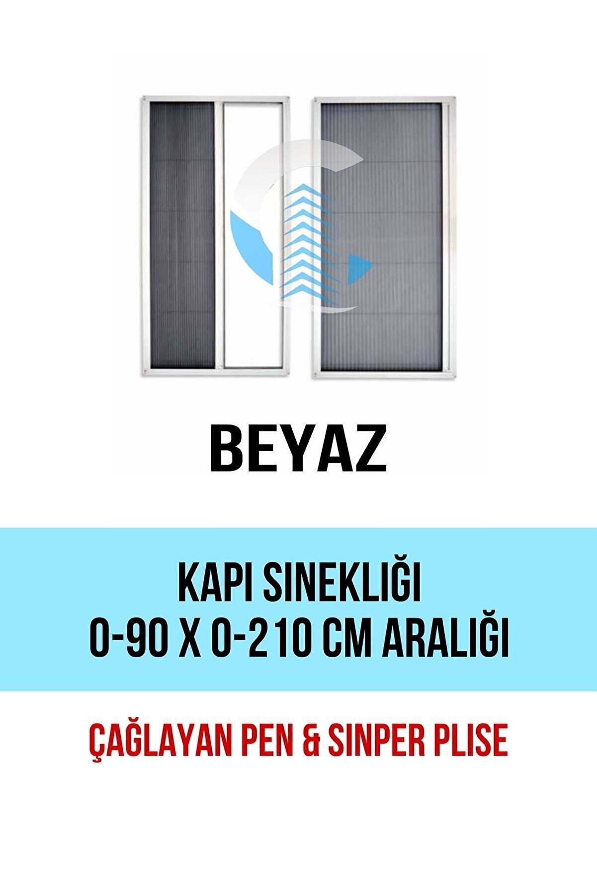 Pileli Plise Sürgülü Akordiyon Katlanır Kapı Sinekliği (plastik Kapı-çelik Kapı)
