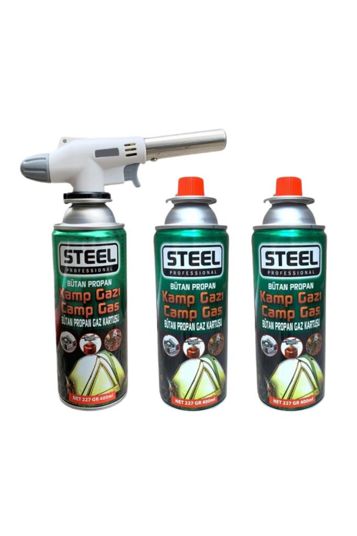 1300 Derece Orijinal Pürmüz Çakmak NO 920 + 3 Adet Steel Kartuş
