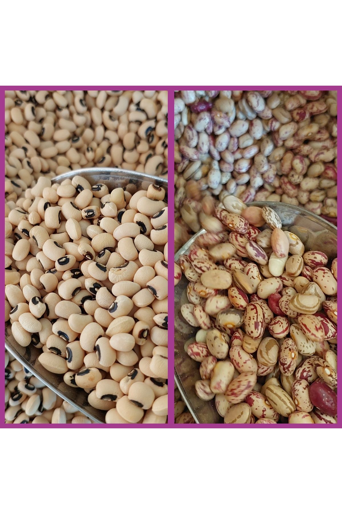 Börülce 2 Kg, Barbunya 2 Kg Net 4 Kg