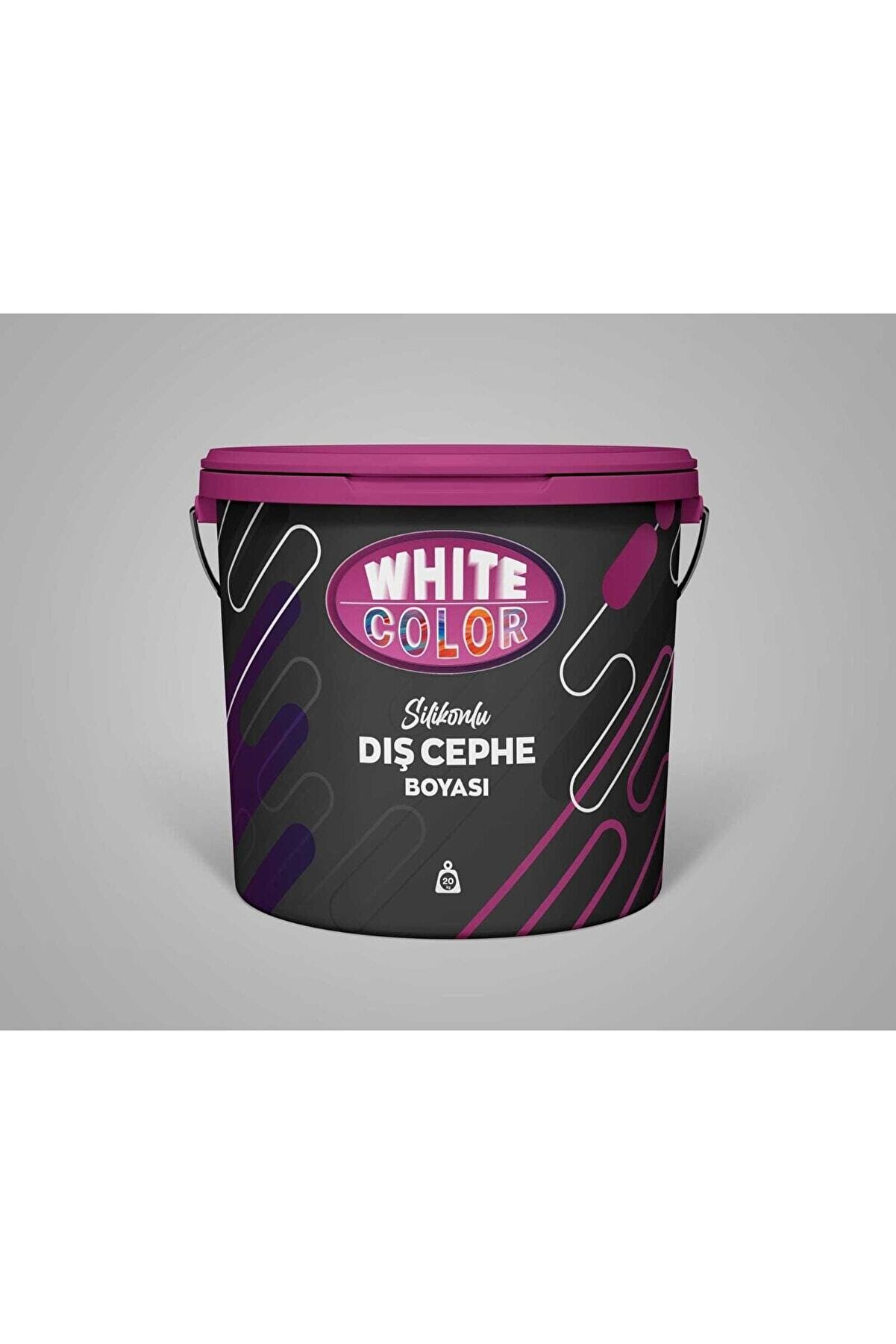 20 Kg White&color Dış Cehe Boyası... Koyu Gri