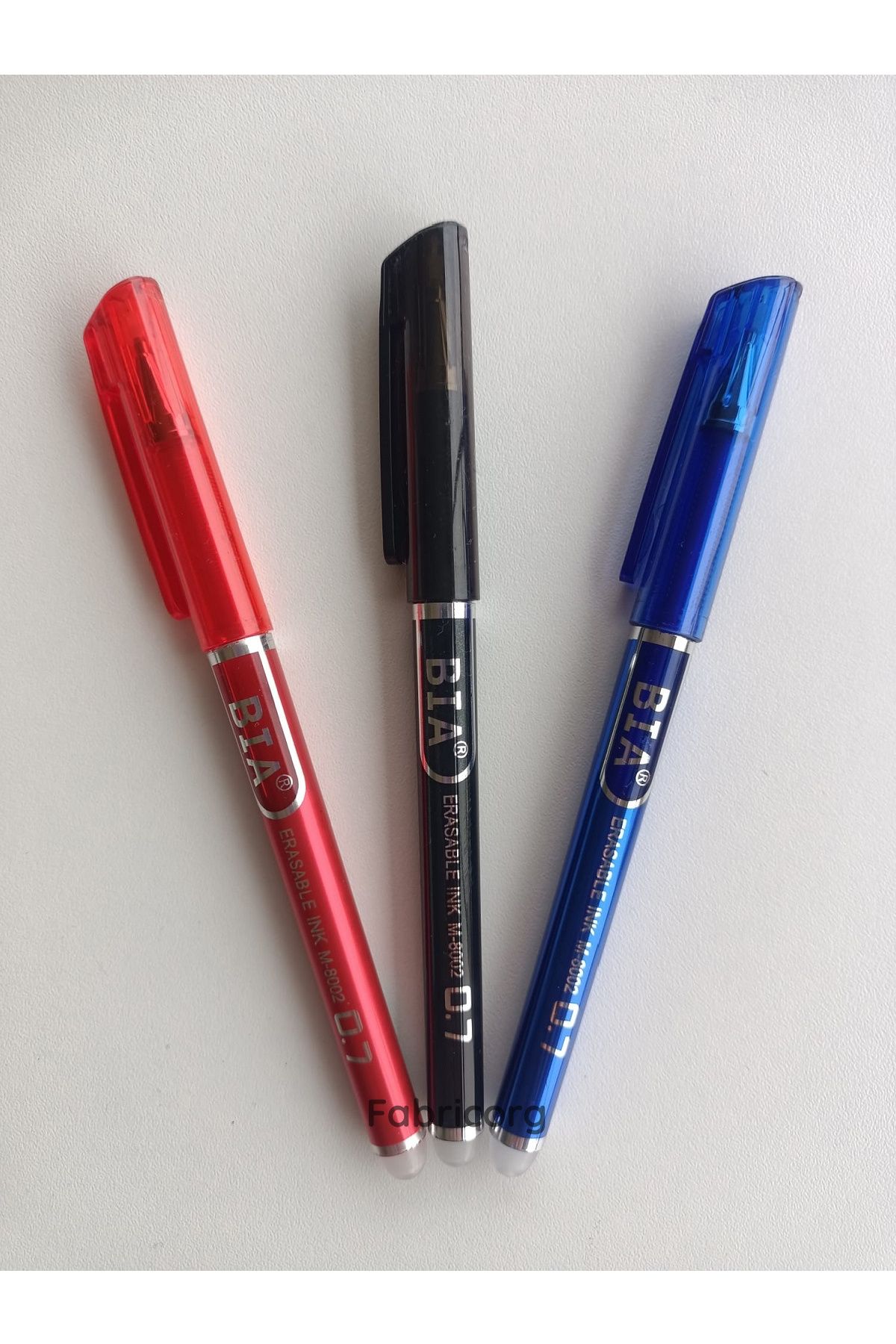 Isıyla Uçan 0,7 mm Terzi - Nakış - Kumaş - Tekstil Kalem Seti (Mavi - Siyah - Kırmızı)