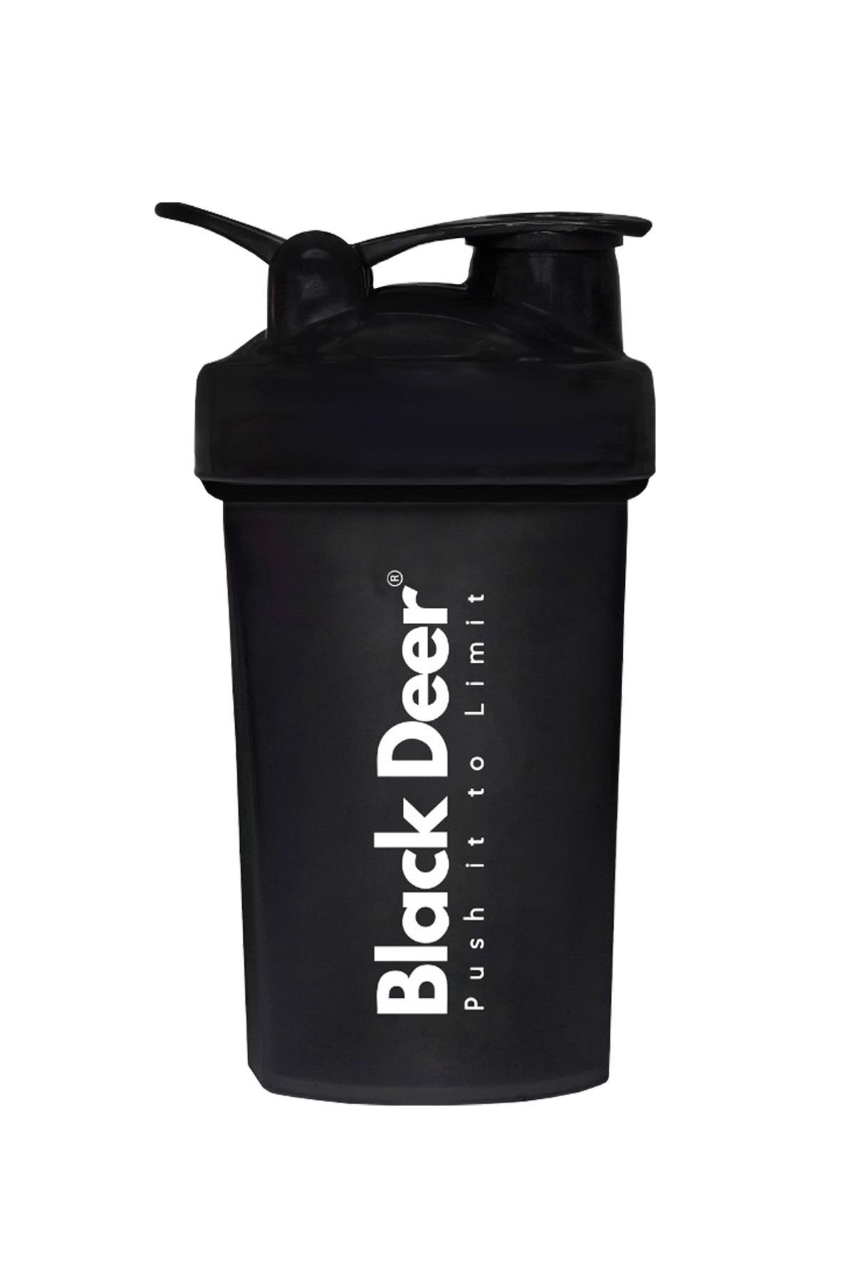 Shaker Karıştırıcı Sporcu Protein Shaker 550 ml Siyah