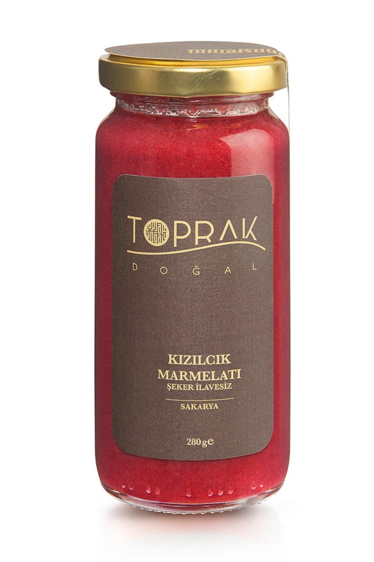 Kızılcık Marmelatı 280 G - Şekersiz Kızılcık Marmelatı, Katkısız Koruyucusuz