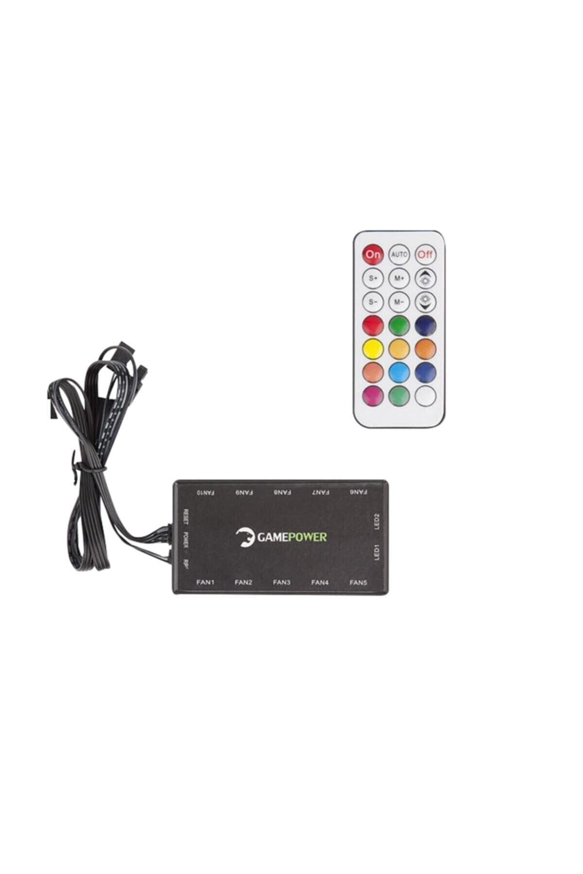 6 Pin Rgb Kontrolcü Ve Kumanda Seti Tüm 6 Pin Fanlar Ile Uyumludur