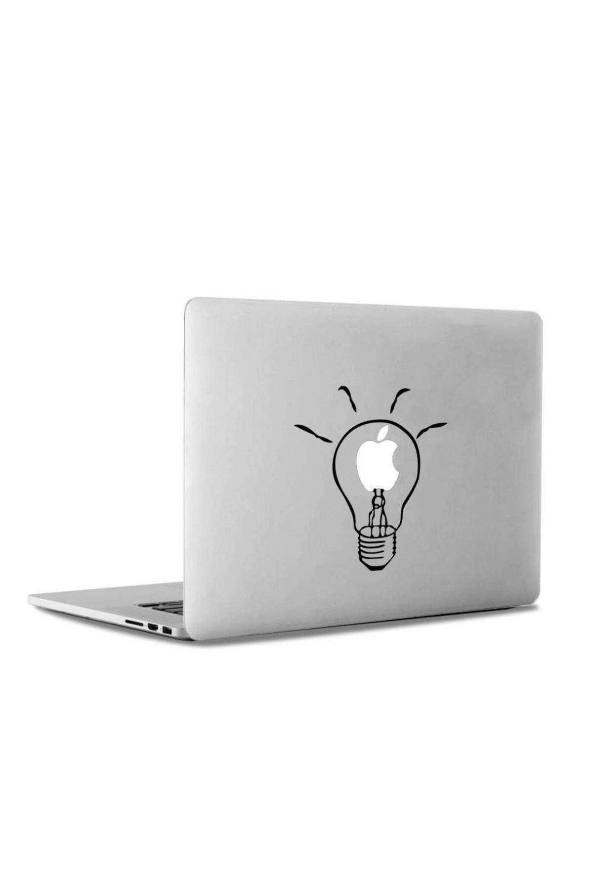 Ampul, Parlak Fikir Mac Book Laptop Sticker, Etiket, Çıkartma