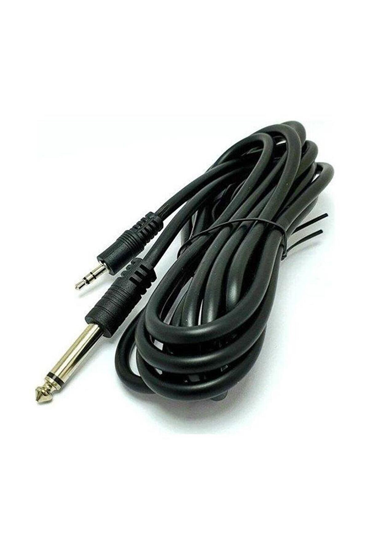 6.3 Mm Mono Jak To 3.5 Mm Stereo Kablo 3m