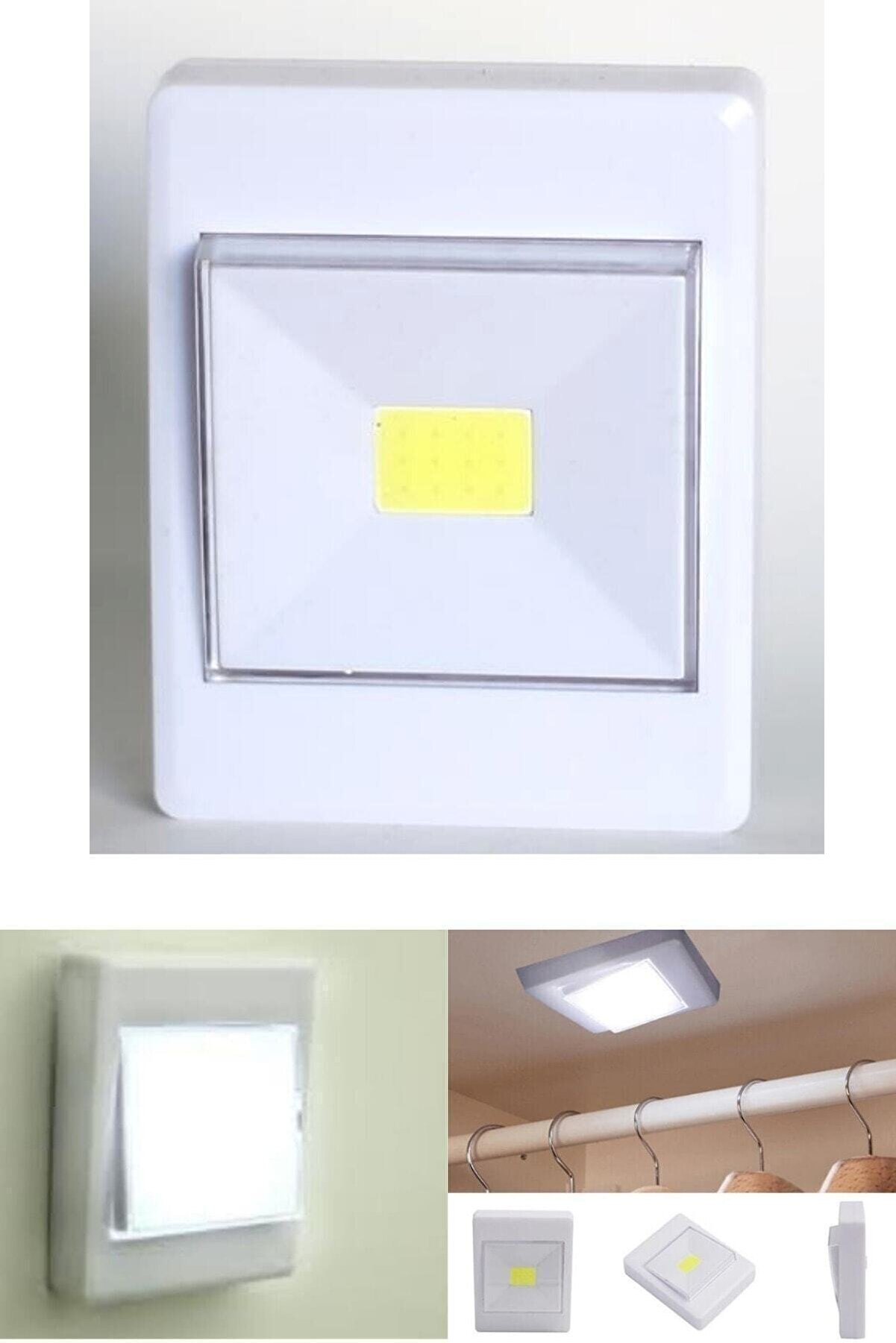 Tıger Mıknatıslı Pilli Aydınlatma Lambası Corby Led Dolap Içi Mutfak Raf Altı Banyo Acil Durum