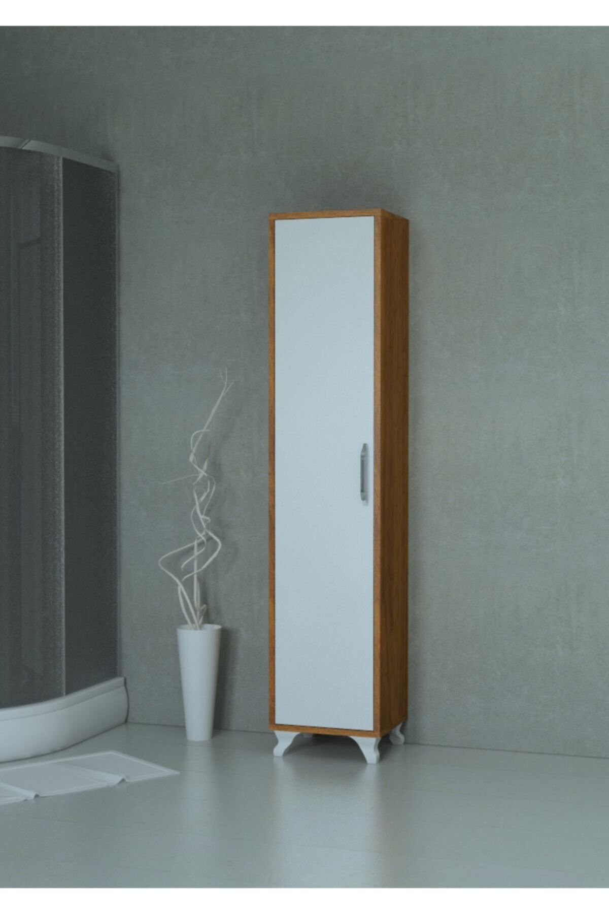 Çok Amaçlı Ahşap Banyo Dolabı
