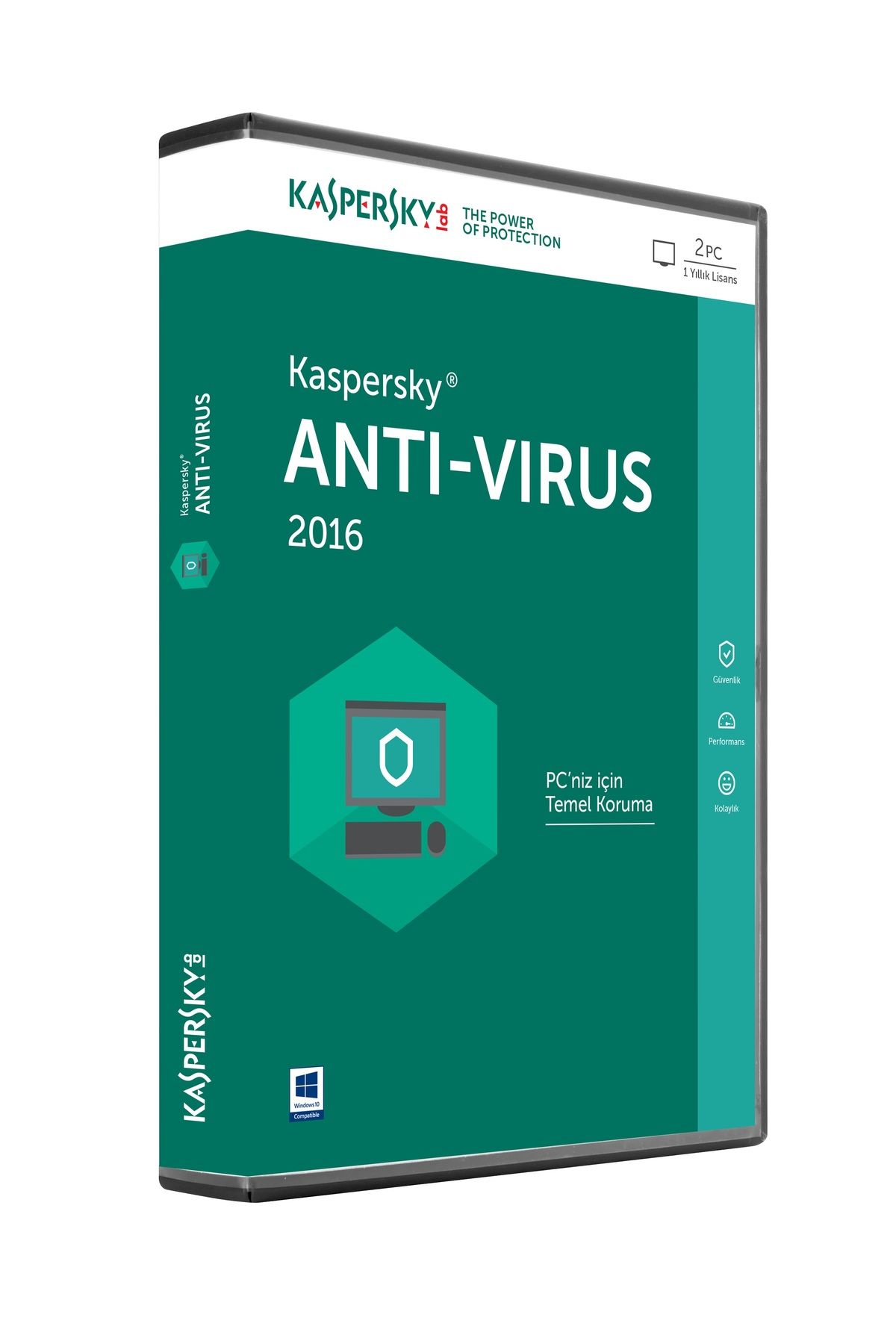 ANTIVIRUS 2 KULLANICILI TR 1 YIL DVD