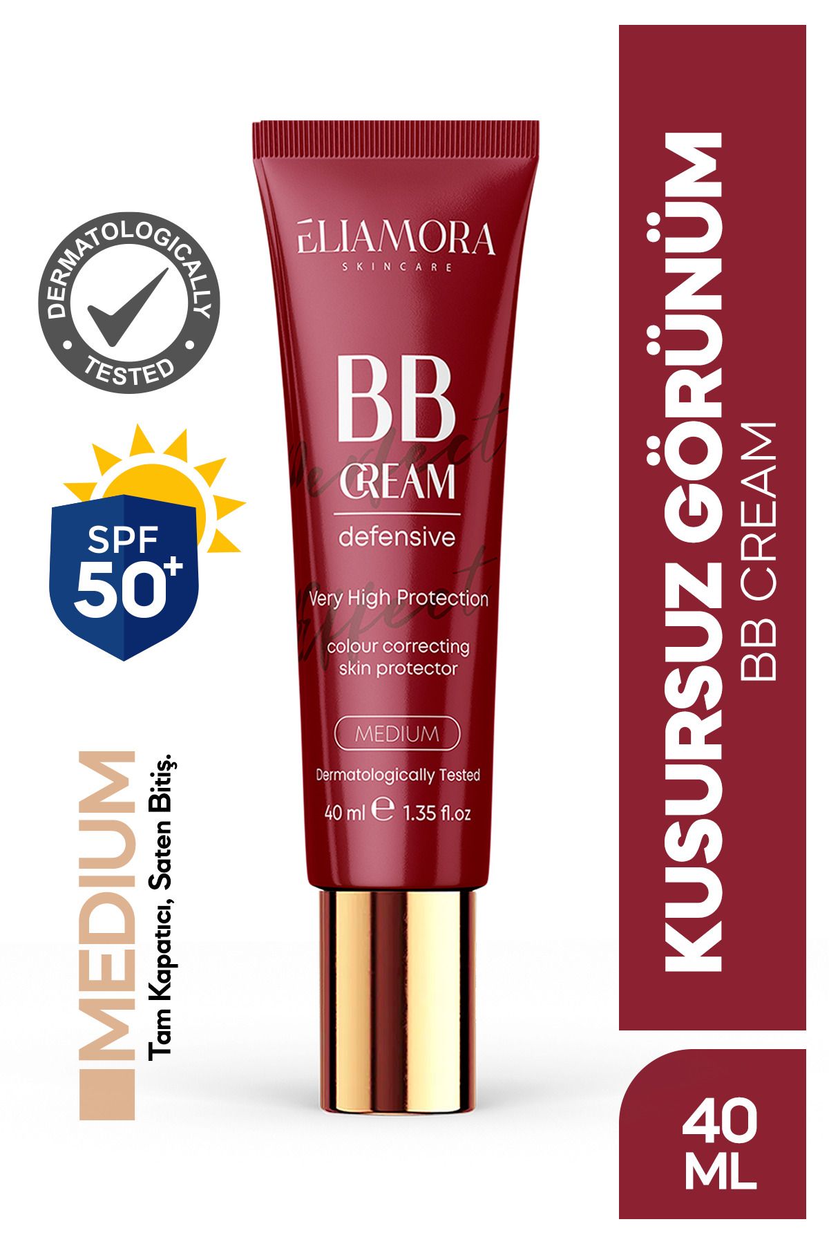 Bb Krem +50 Spf Yüksek Koruyucu Medium