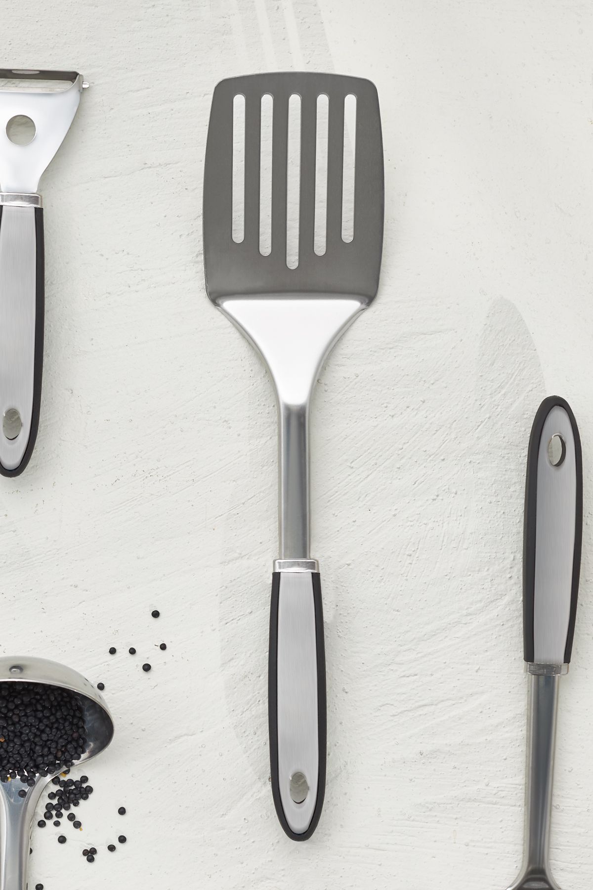 Viona Oluklu Çelik Spatula 35 Cm