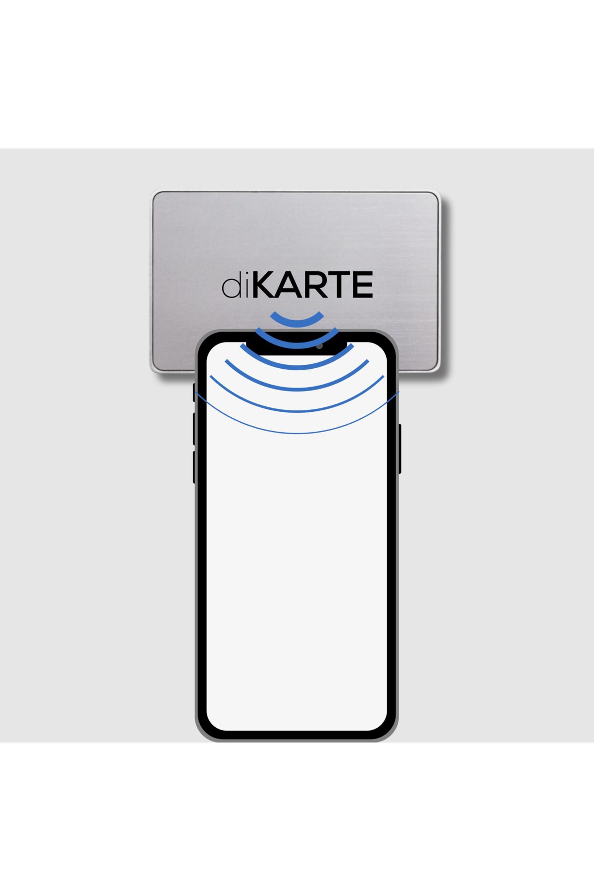 METAL Digital Business Card - Silver - Hazır Tasarım 2