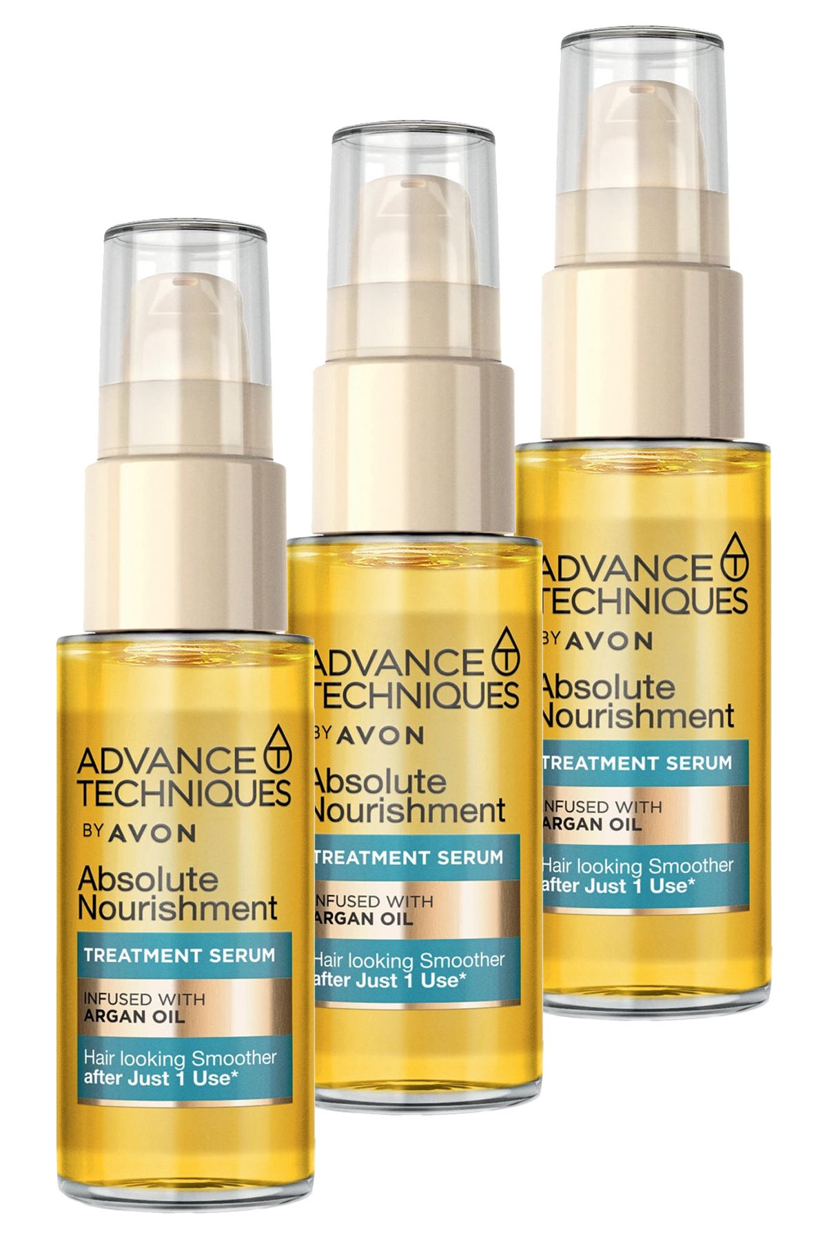 Advance Techniques Argan Yağı Içeren Besleyici Saç Serumu 30 Ml. Üçlü Set