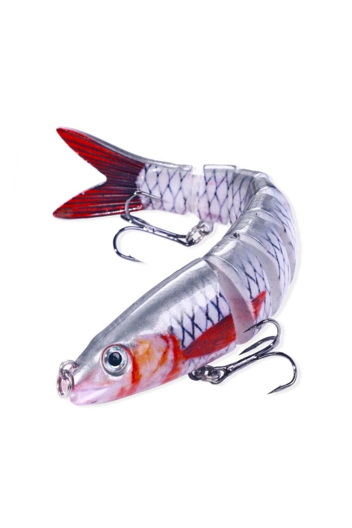 8 Eklemli 3d Oynak Rapala 13.5gr Sahte Balık Yem Wobblers Swimbait Tuzlu Ve Tatlı Su