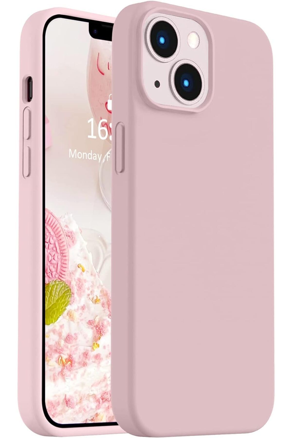 İPhone 15 Plus ile Uyumlu Premium Ultra Koruma Kadife İç Dokulu Lansman Telefon Kılıfı