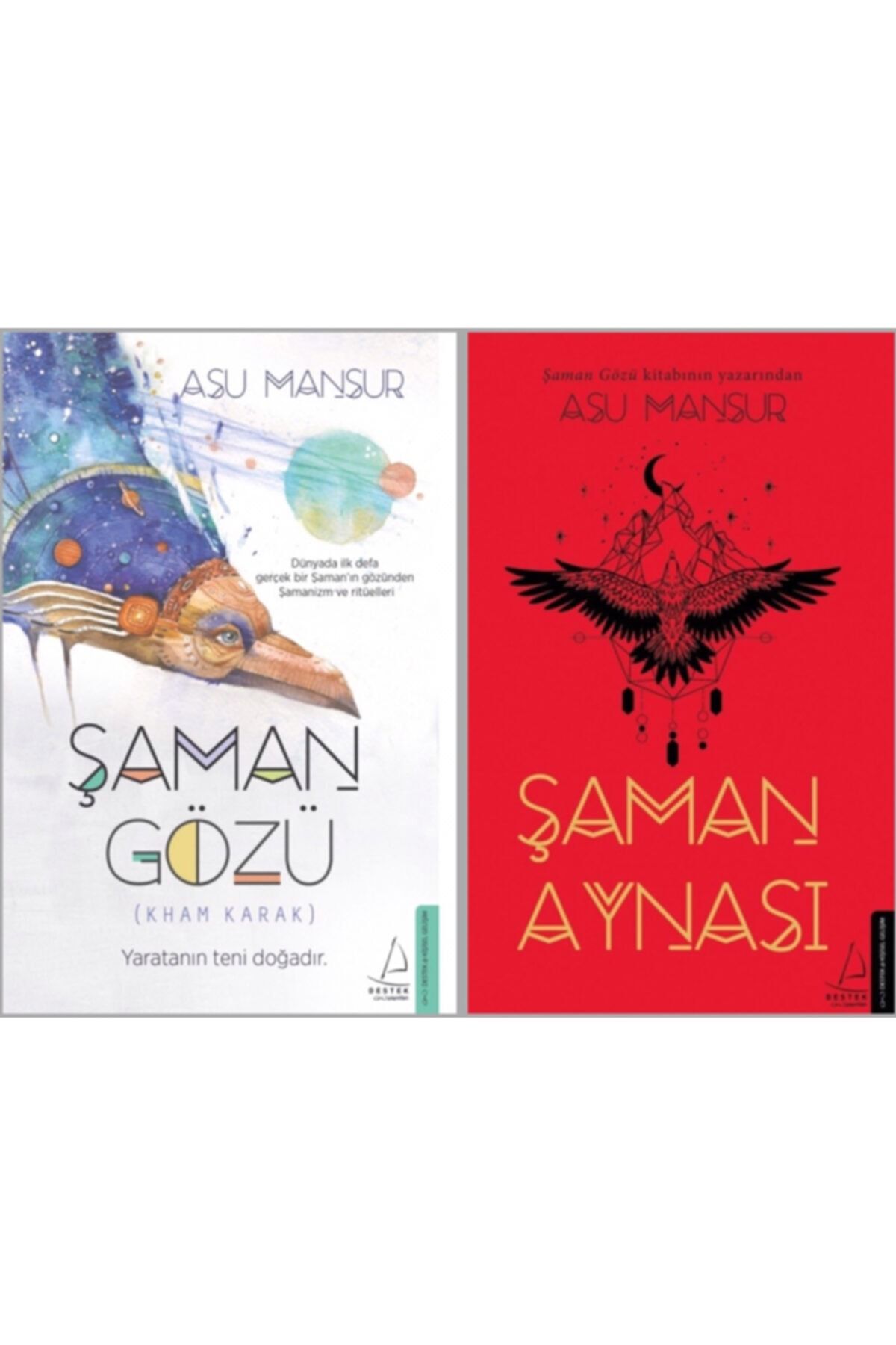 Şaman Gözü - Şaman Aynası Asu Mansur 2 Kitap-Duru Dağıtım Tohumlu VEKurşun Kalem