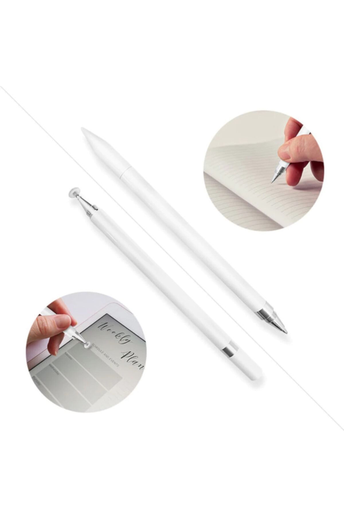 Dokunmatik Kalem Passive 2in1 Tablet Kalemi Çizim & Yazı Kalemi Dokunmatik Kalem