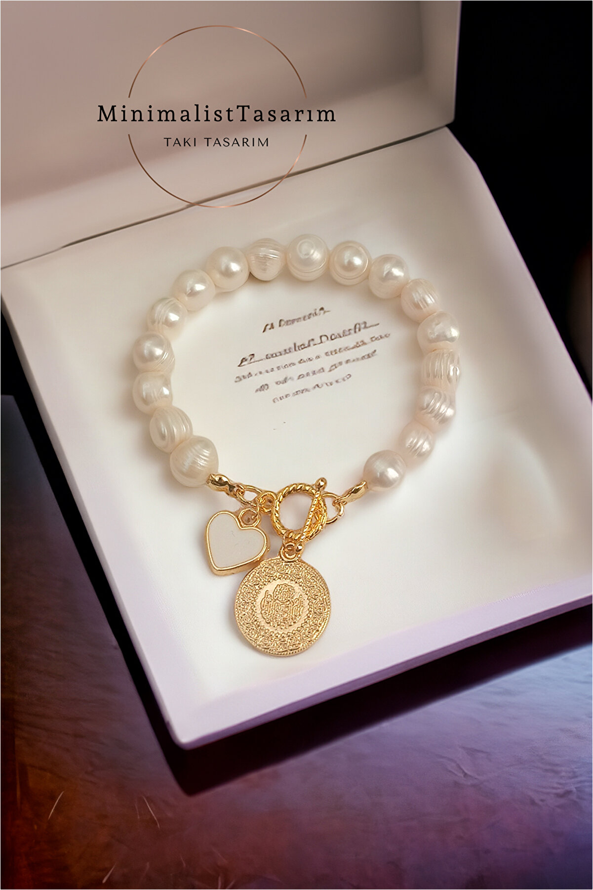 Çeyrekli Bileklik, Gerçek Inci Bileklik, Çeyrek Altın Bileklik, Celik Ceyrek Takilan Bileklik