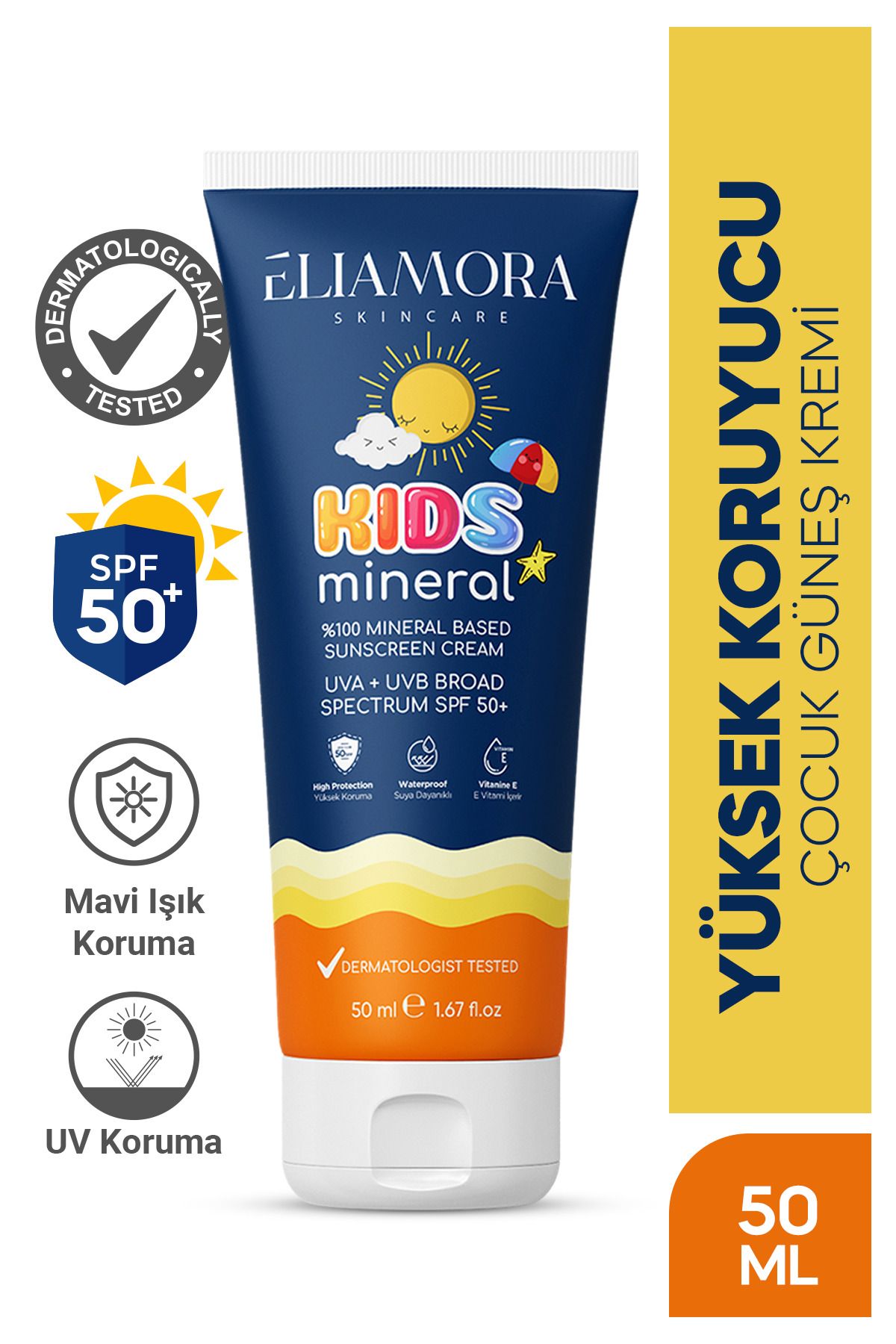 Çocuk Güneş Kremi 50 Spf