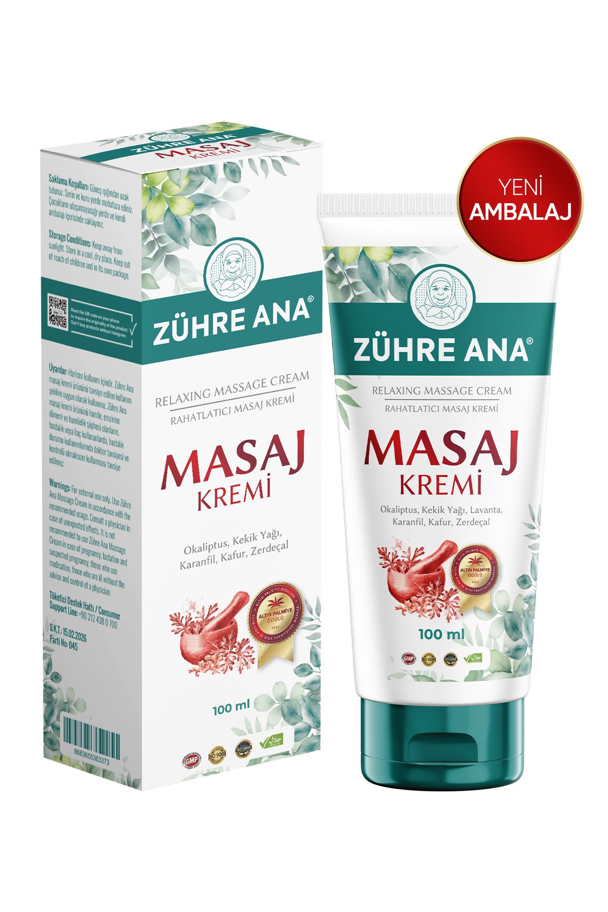 Masaj Kremi 100 Ml Orijinal Hologramlı Ürün