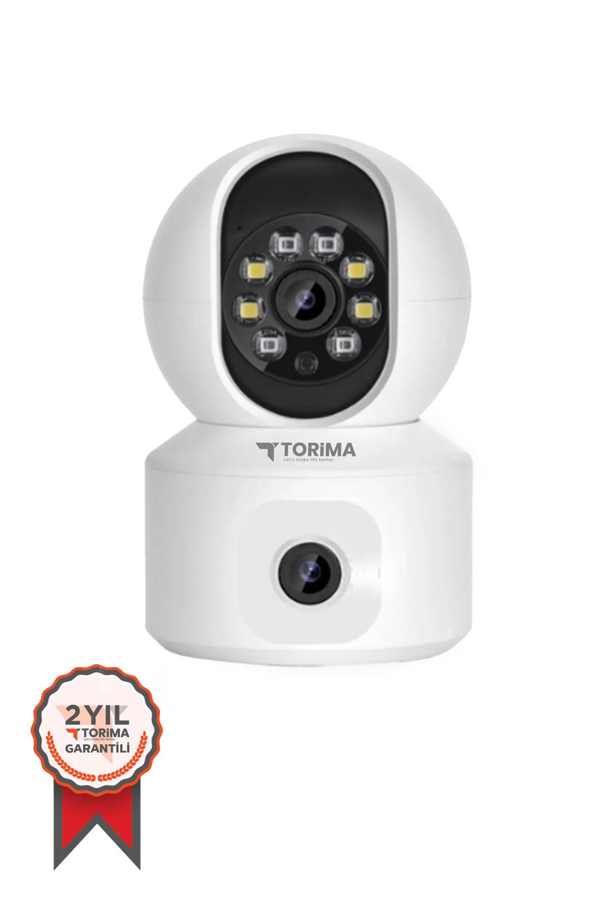 Cmr-10 360° Full Hd Çift Kamera 1080p Smart Ip Akıllı Kamera