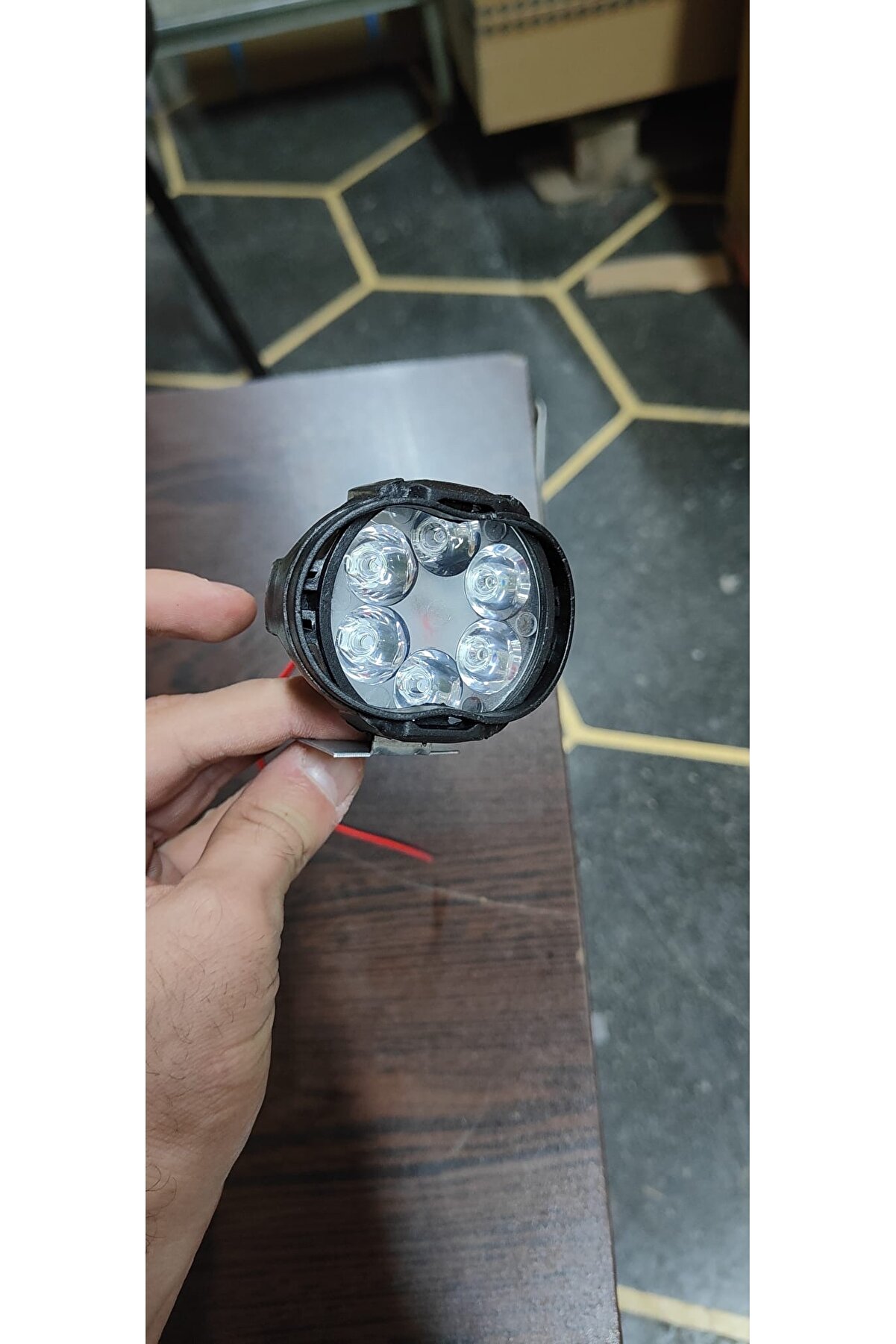 Motosiklet Uyumlu sis farı 6 ledli TAKIM 2'Lİ