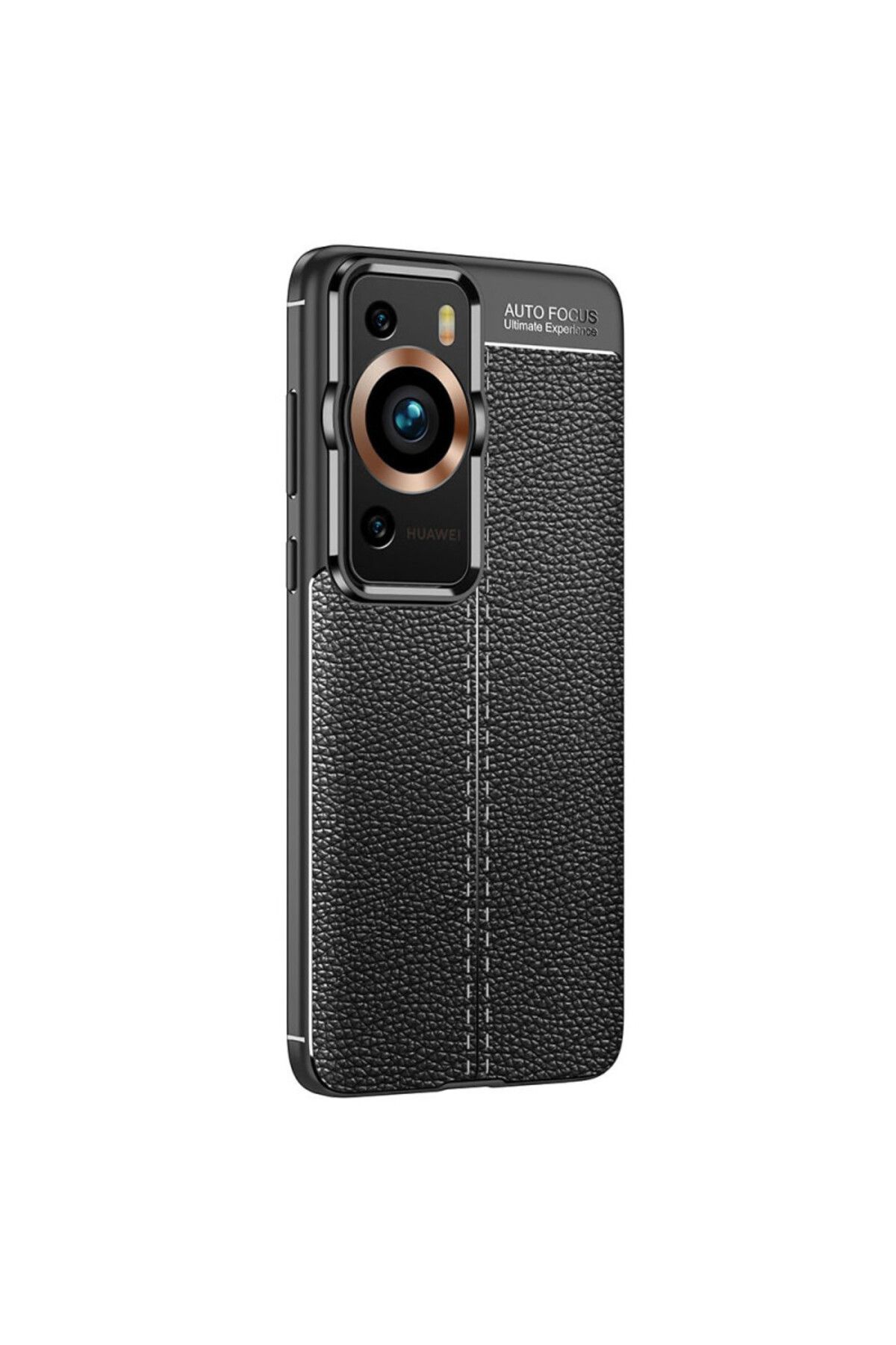Huawei P60 Pro Kılıf Niss Deri Görünümlü Silikon