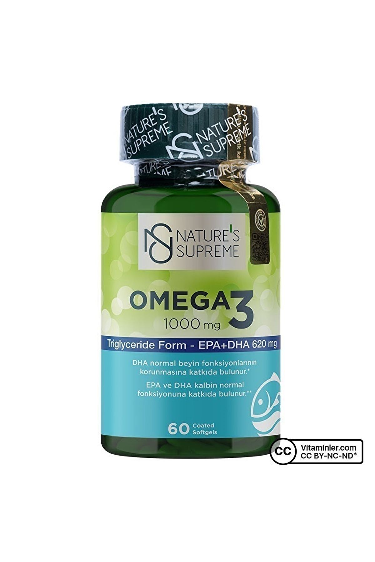 Omega 3 1000 Mg 60 Kapsül - Aromasız