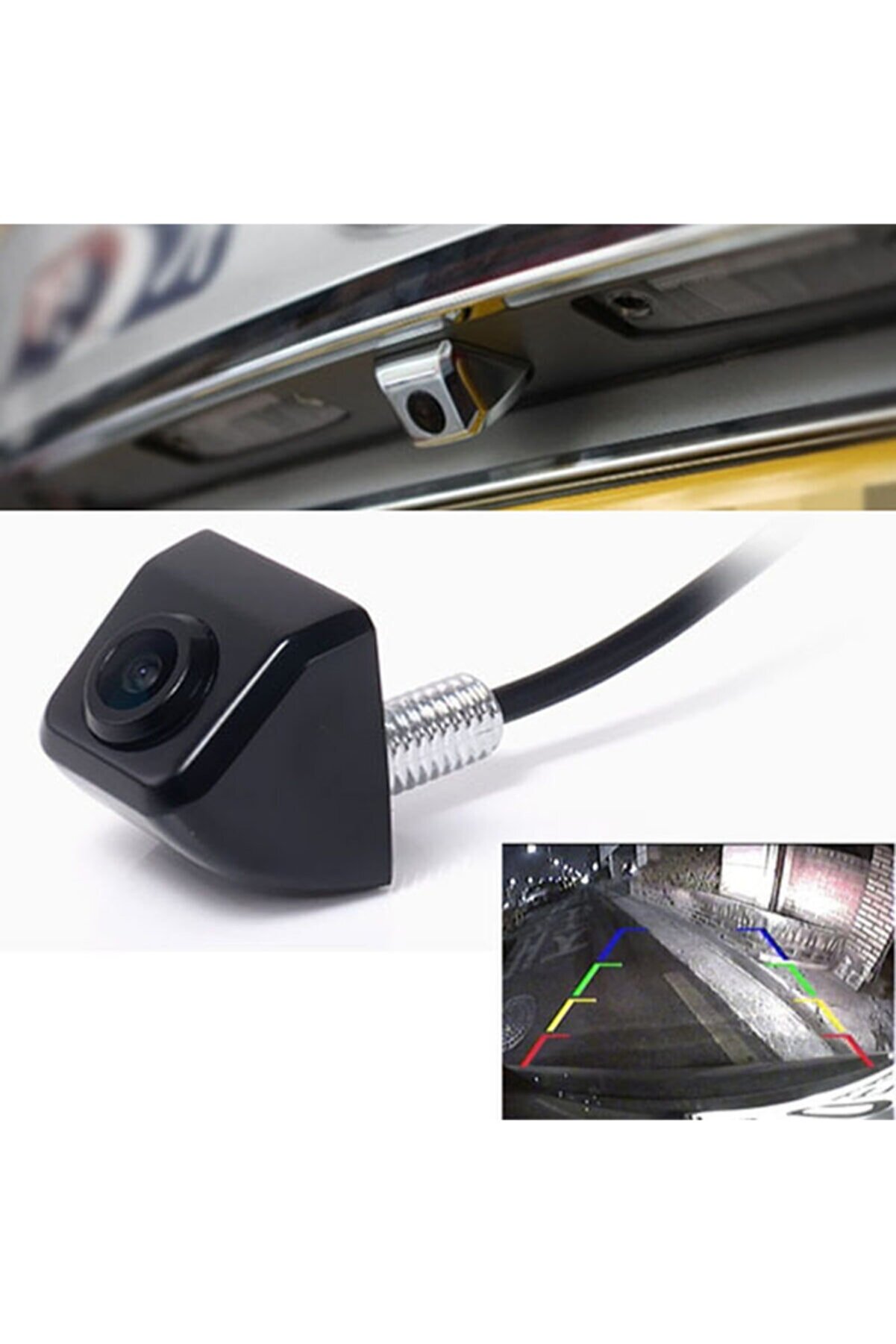 Mx-38 Pramit Geri Görüş Park Kamerası Su Geçirmez Hd Mesafe Çizgili Audiomax