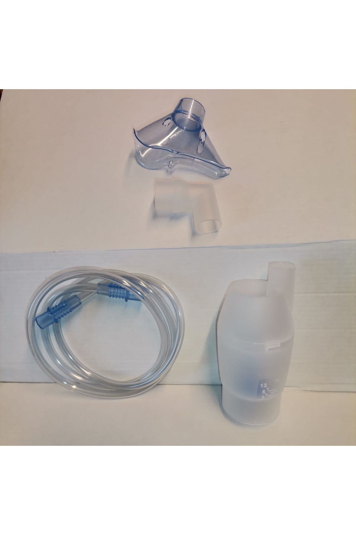 Ağızlıklı Hortumlu İlaç Hazneli Pediatrik Maskeli Omron C101 - Omron C102 Nebul Hazne Kiti