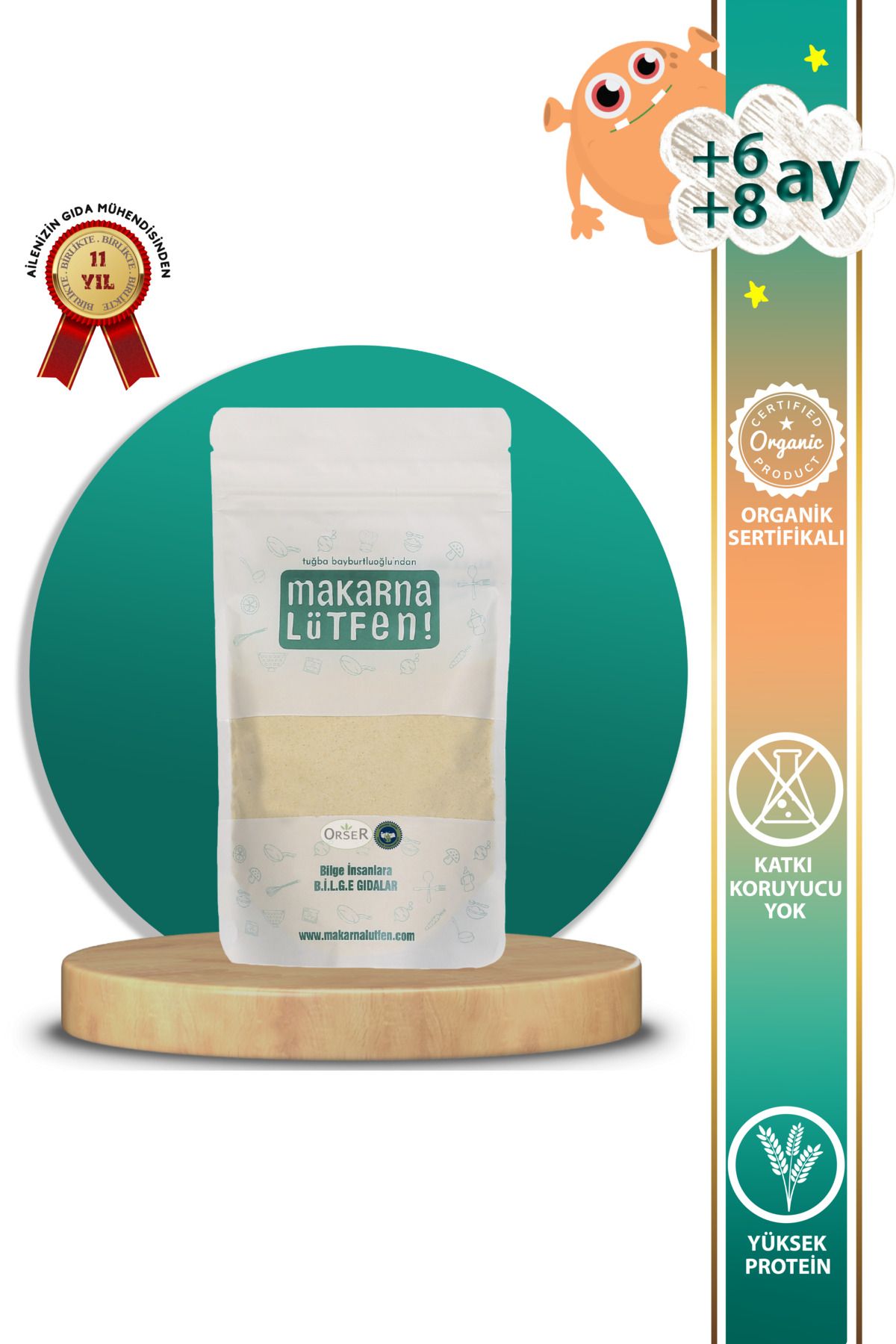 Organik Irmik ( 6 8 Ay-250 Gram)