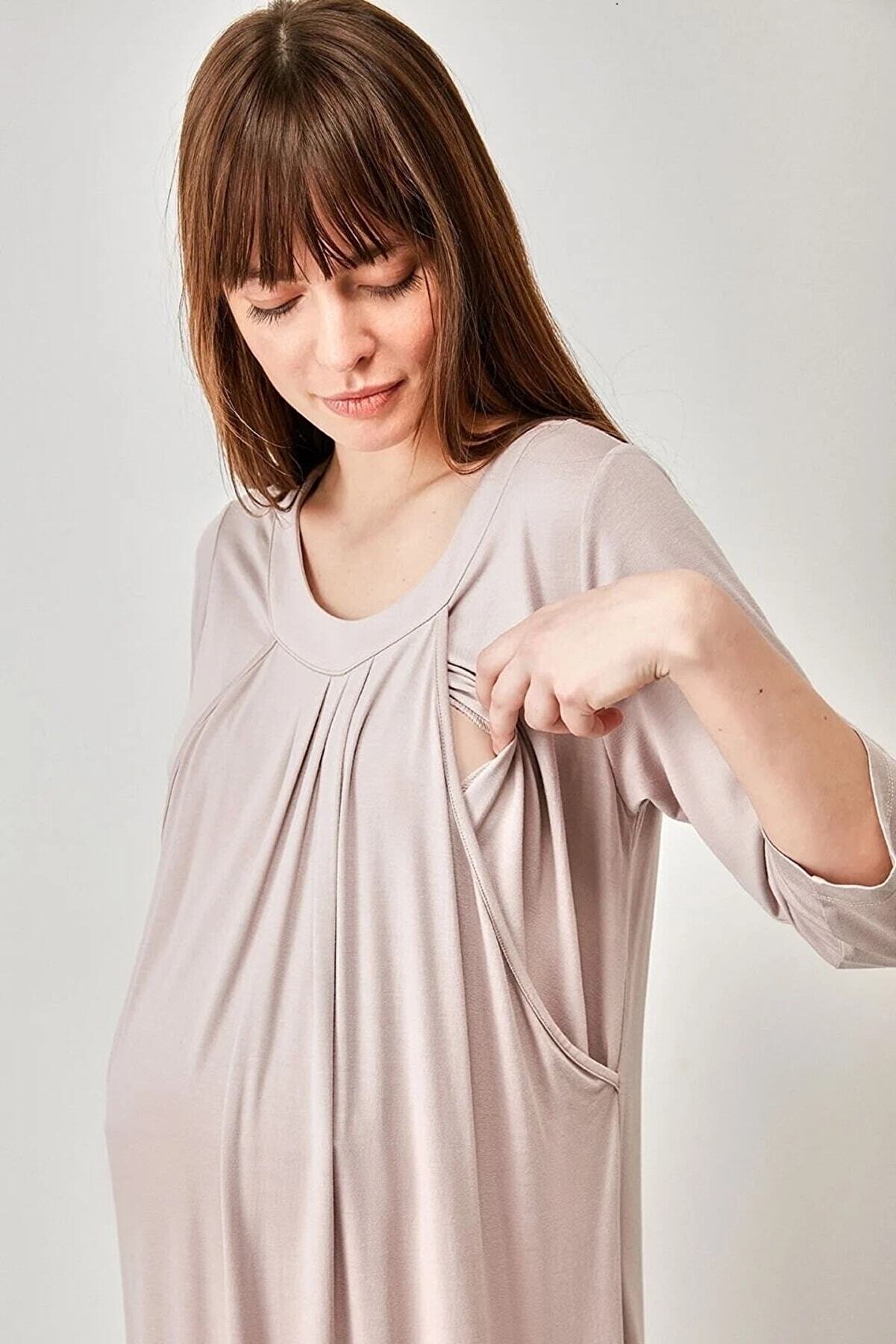 Lux Mood Hamile Elbise -896