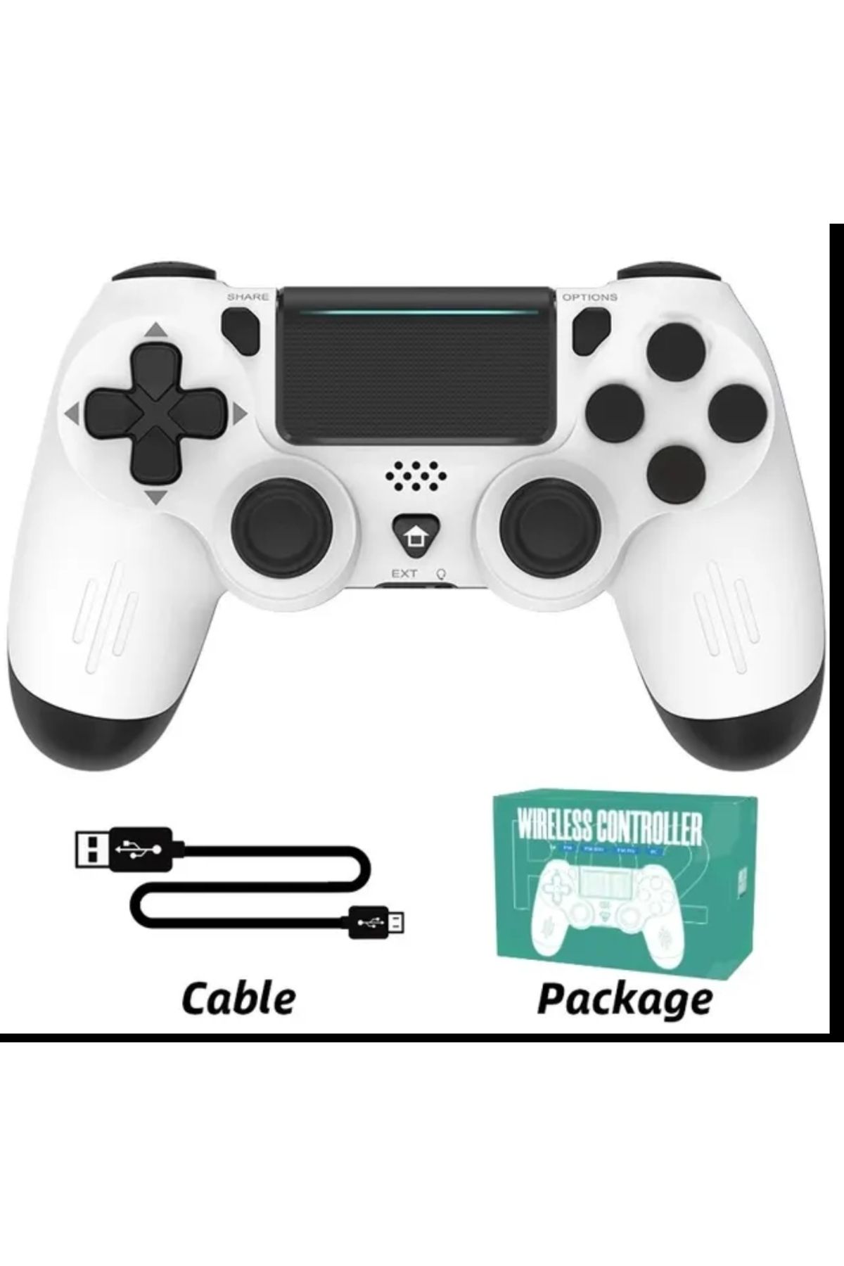 Ps 4 Joystick Tablet Telefon Pc Uyumlu Titreşimli Oyun Kolu 1 Adet