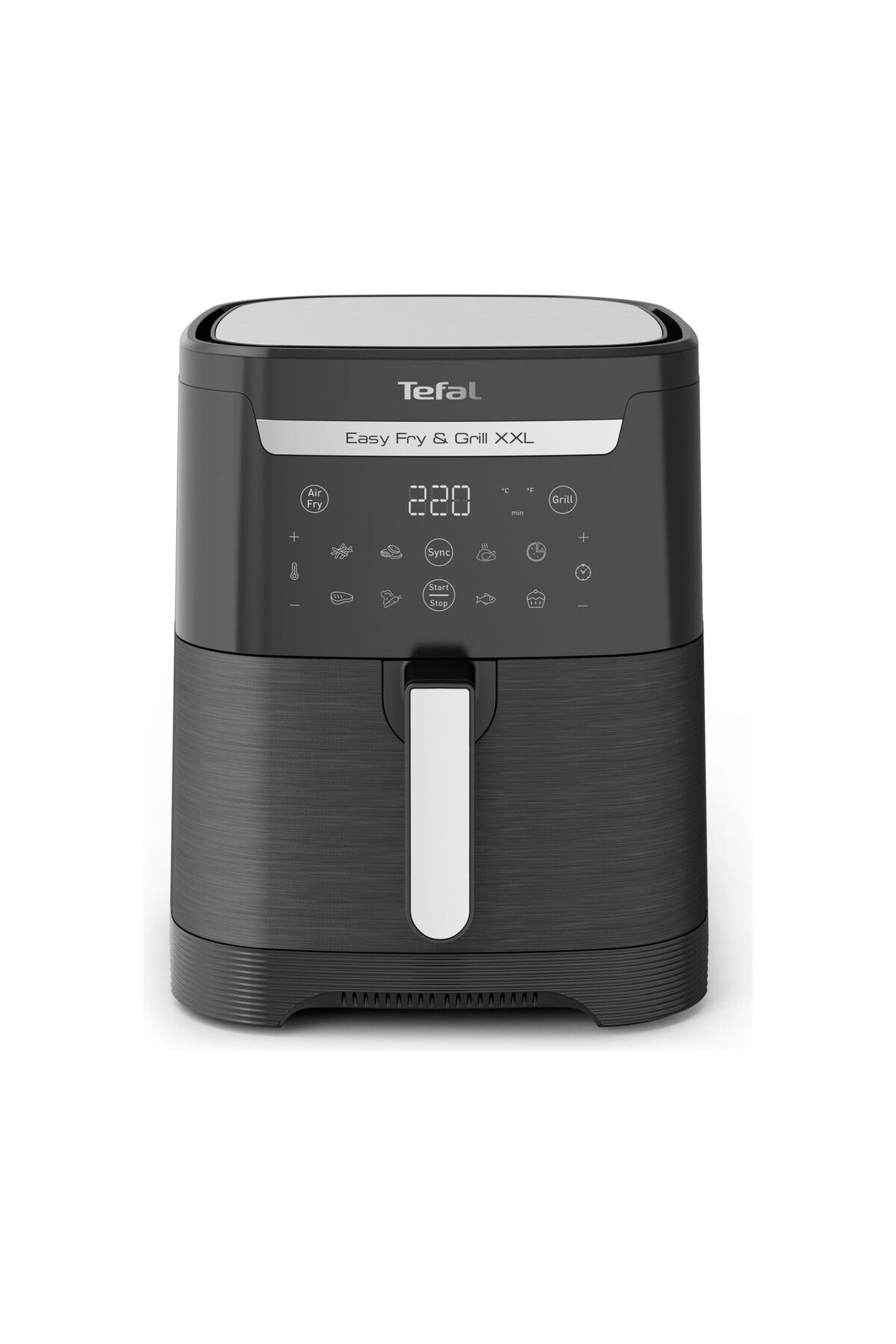 Easy Fry & Grill & XXL Airfryer, 6,5 Litre Kapasite, Hava ile Kızartma & Izgara, Siyah