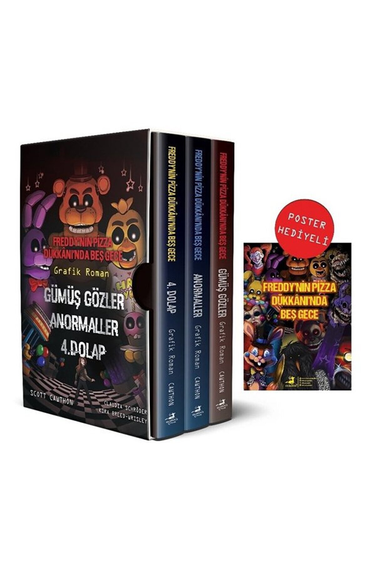 Freddy'nin Pizza Dükkanında Beş Gece Çizgi Roman Serisi Seti - 3 Kitap Takım
