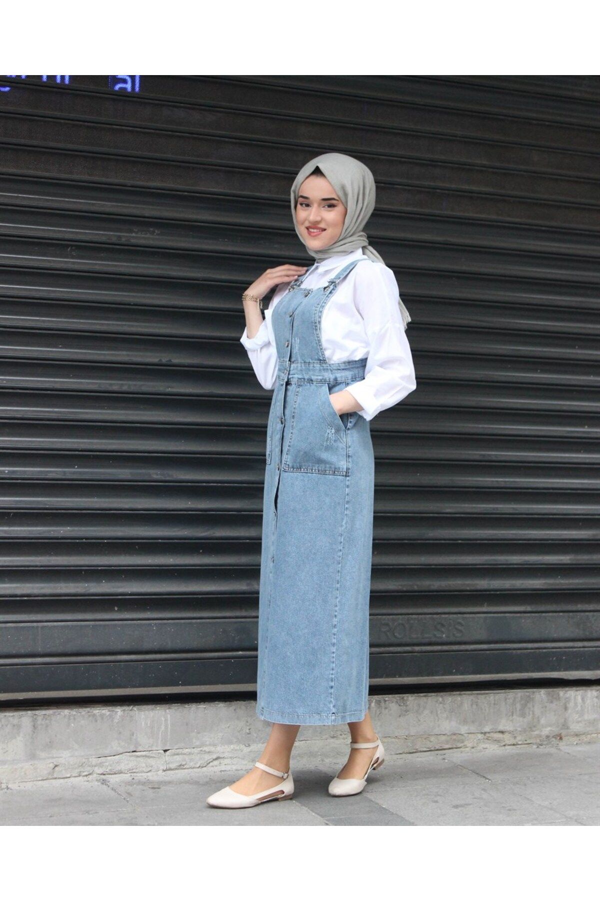 Denim Salopet 130 Cm
