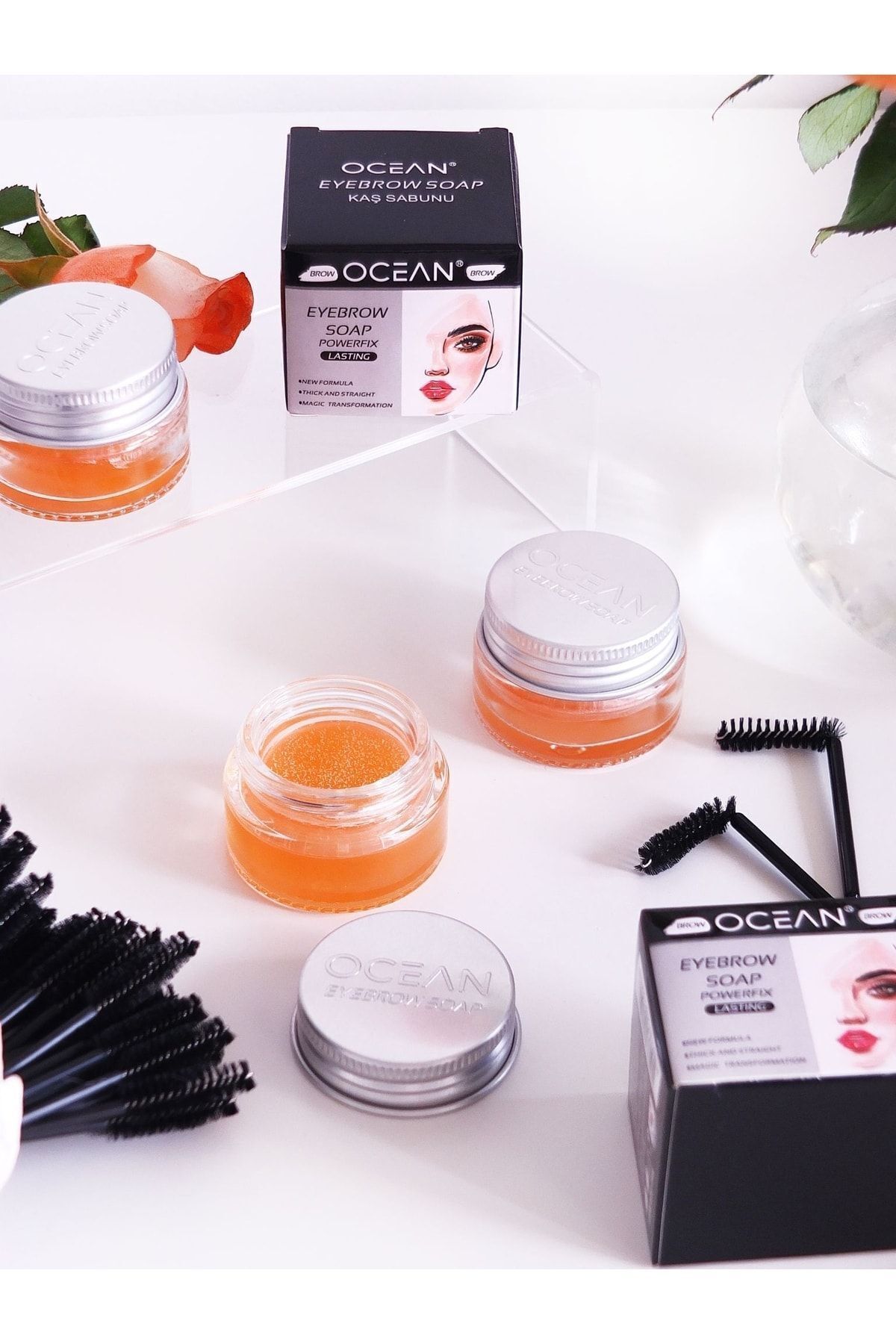 Kaş Sabitleyici Sabun, Keratin Ve E Vitamini Içeren Şekillendirici, Besleyici Kaş Sabunu