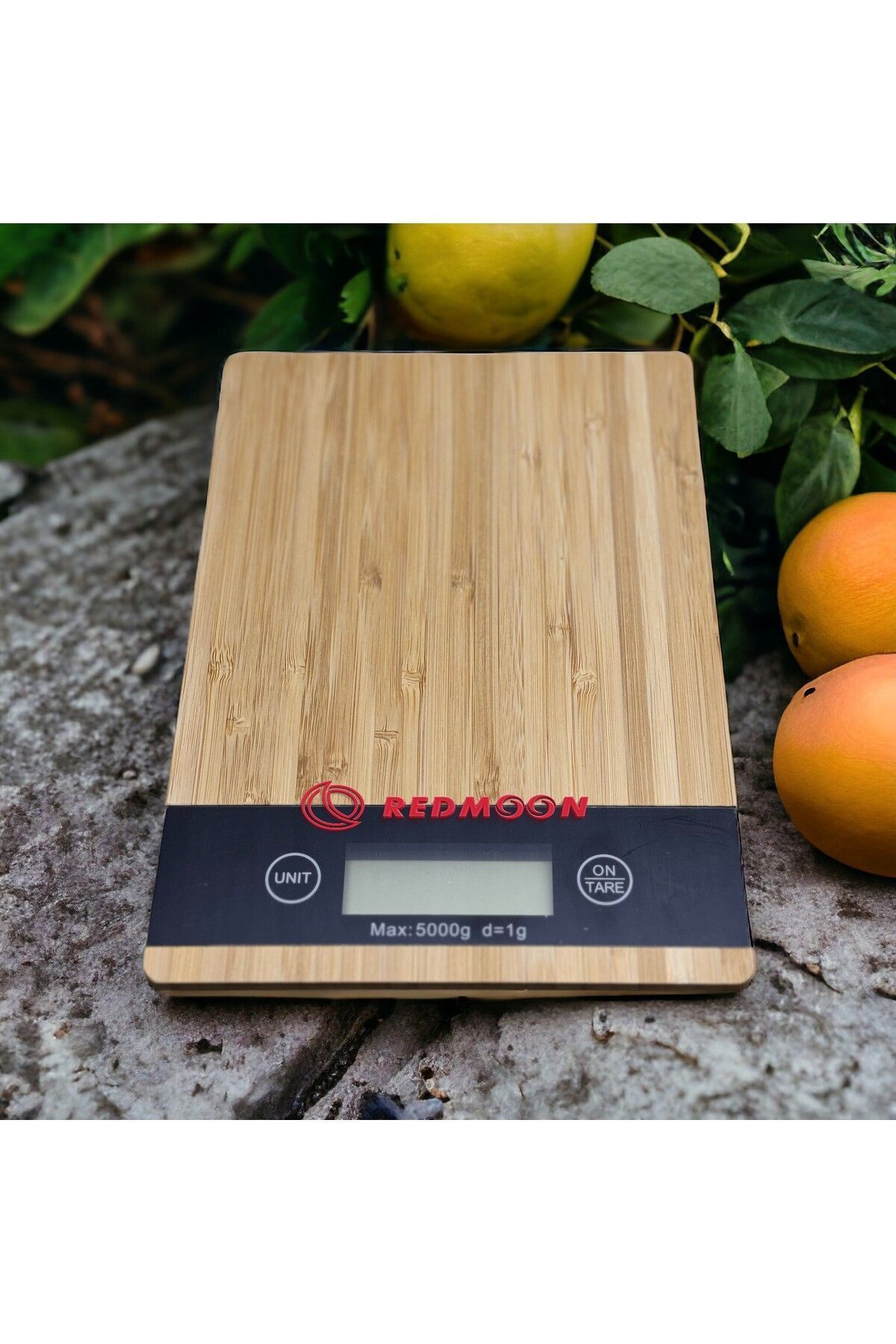 Ahşap Lüks Dijital Ekranlı 5 Kg 1 Gr Çok Şık Hassas Elektronik Mutfak Terazisi