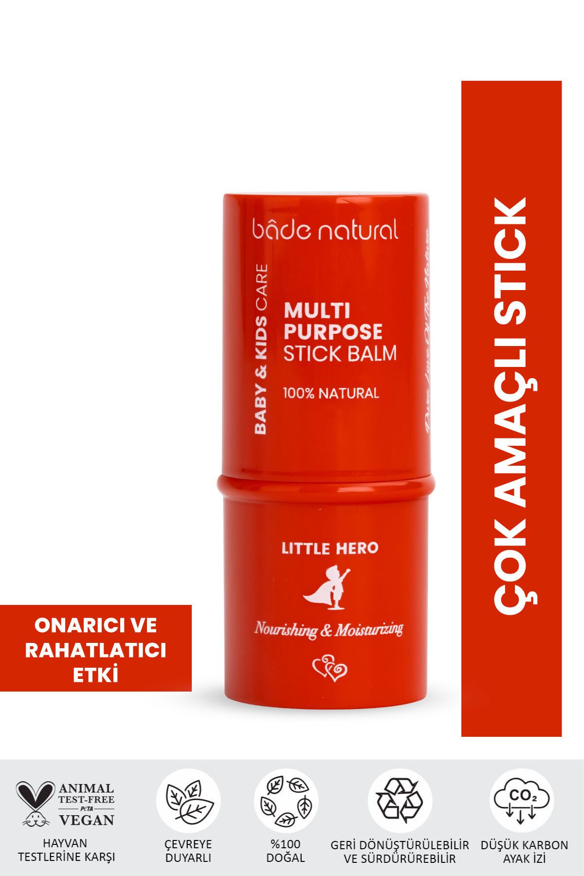 Little Hero %100 Doğal Stick Onarıcı Ve Rahatlatıcı Çok Amaçlı