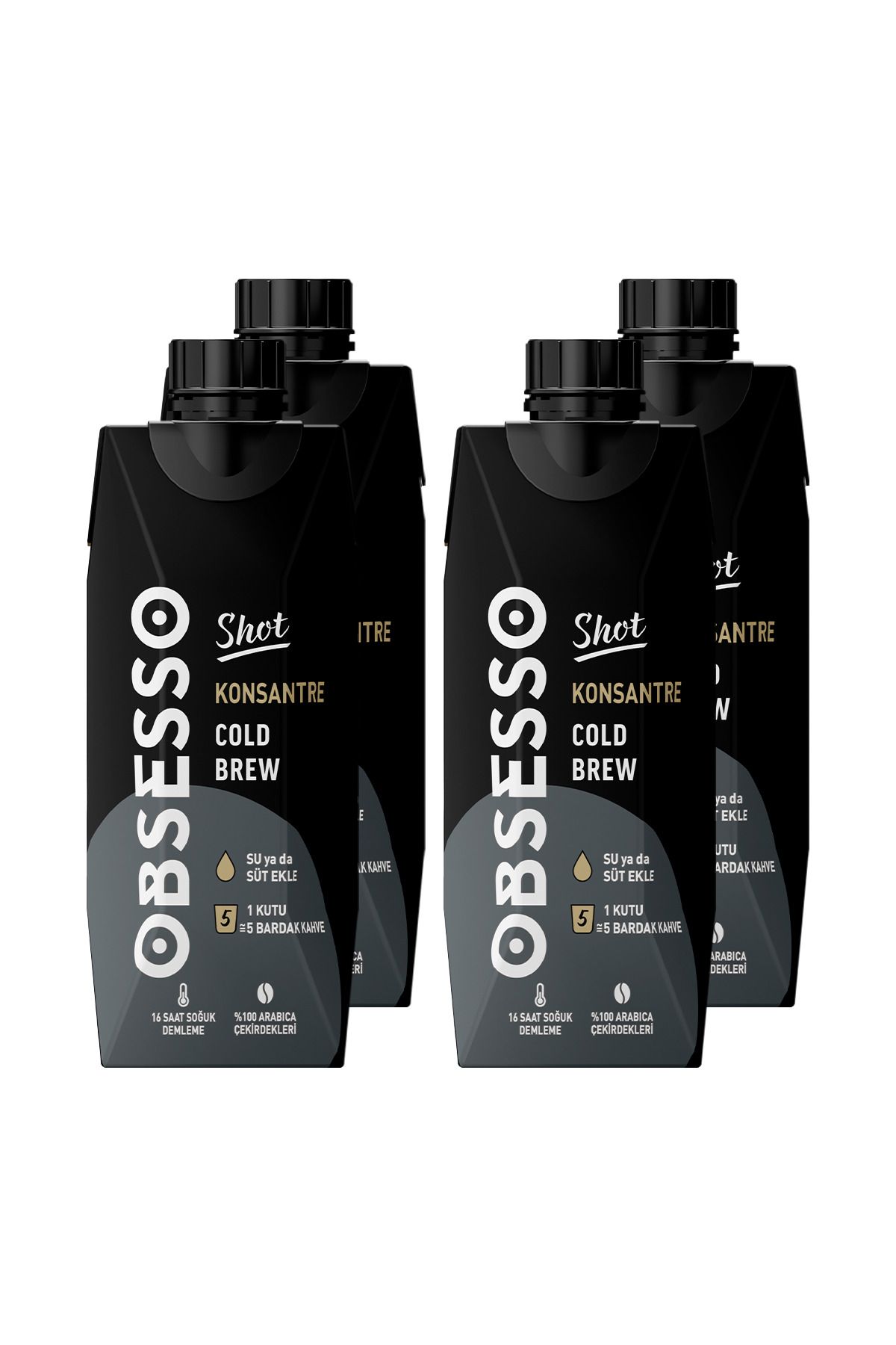 Shot Konsantre Cold Brew 310 ml 4 Adet