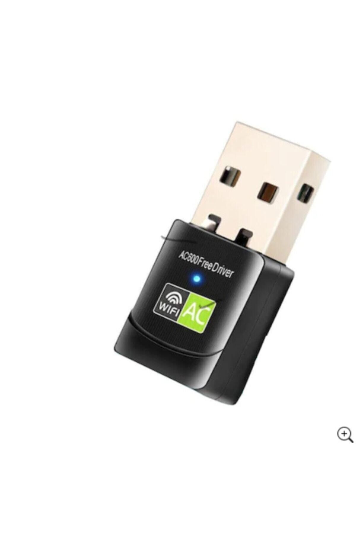 Mini Wifi Usb Adaptör Kablosuz Alıcı Adaptörü 600 Mbps 5ghz