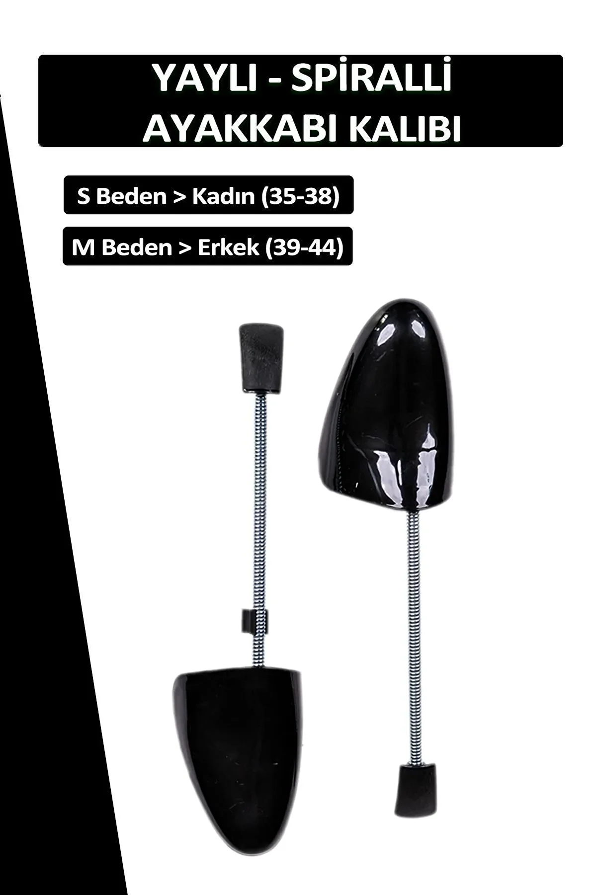 Bağcık Comfy Siyah Yaylı Ayakkabı Kalıbı