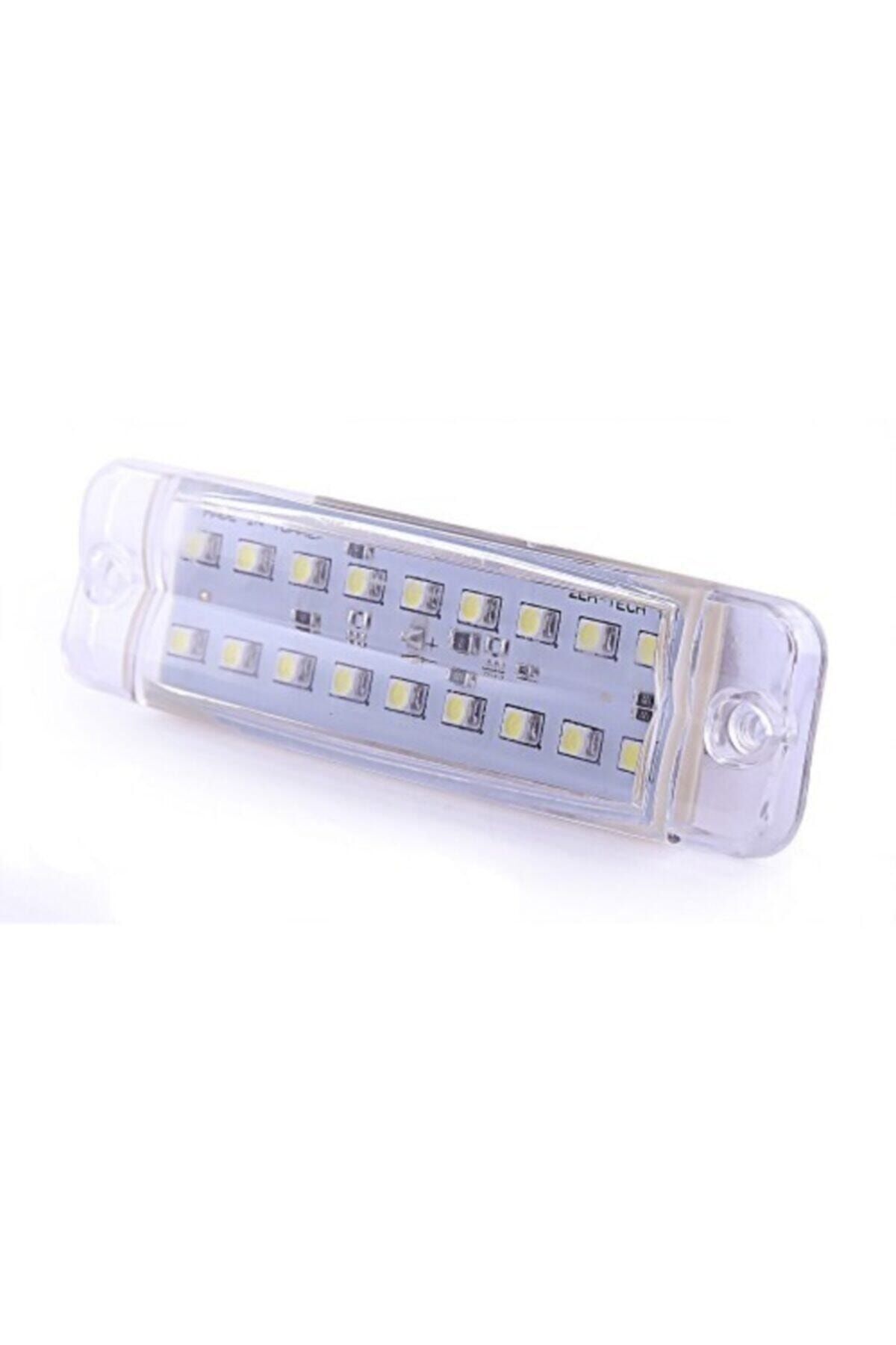 Çift Sıra Parmak Led Beyaz Renk 10cm 16 Led