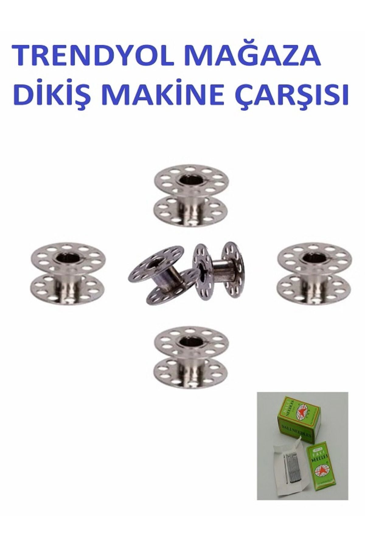 Ev Tipi Aile Dikiş Makinesi Mekik 6 Adet Masura-10 Adet Dali 14 Numara Iğne H-1-106