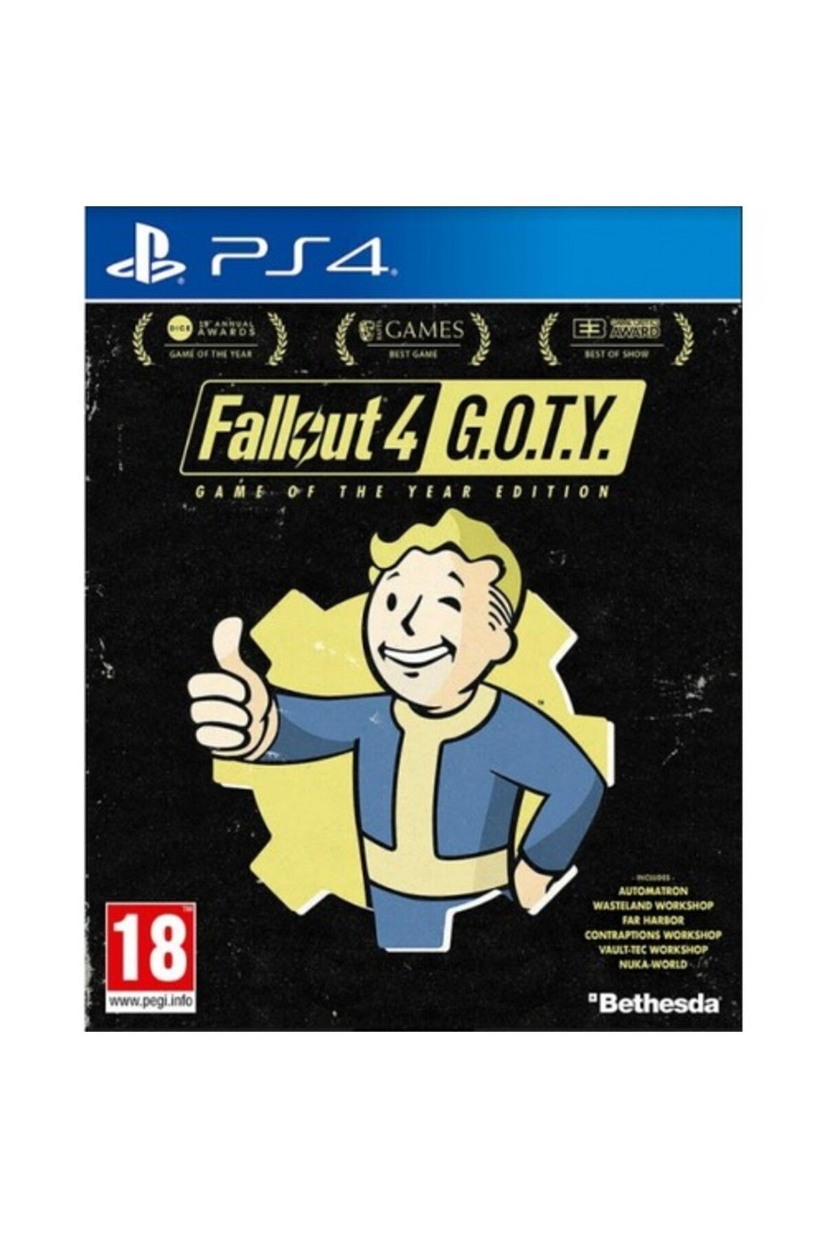 Ps4 Fallout 4 Game Of The Year Edition (GOTY) - %100 Oyun