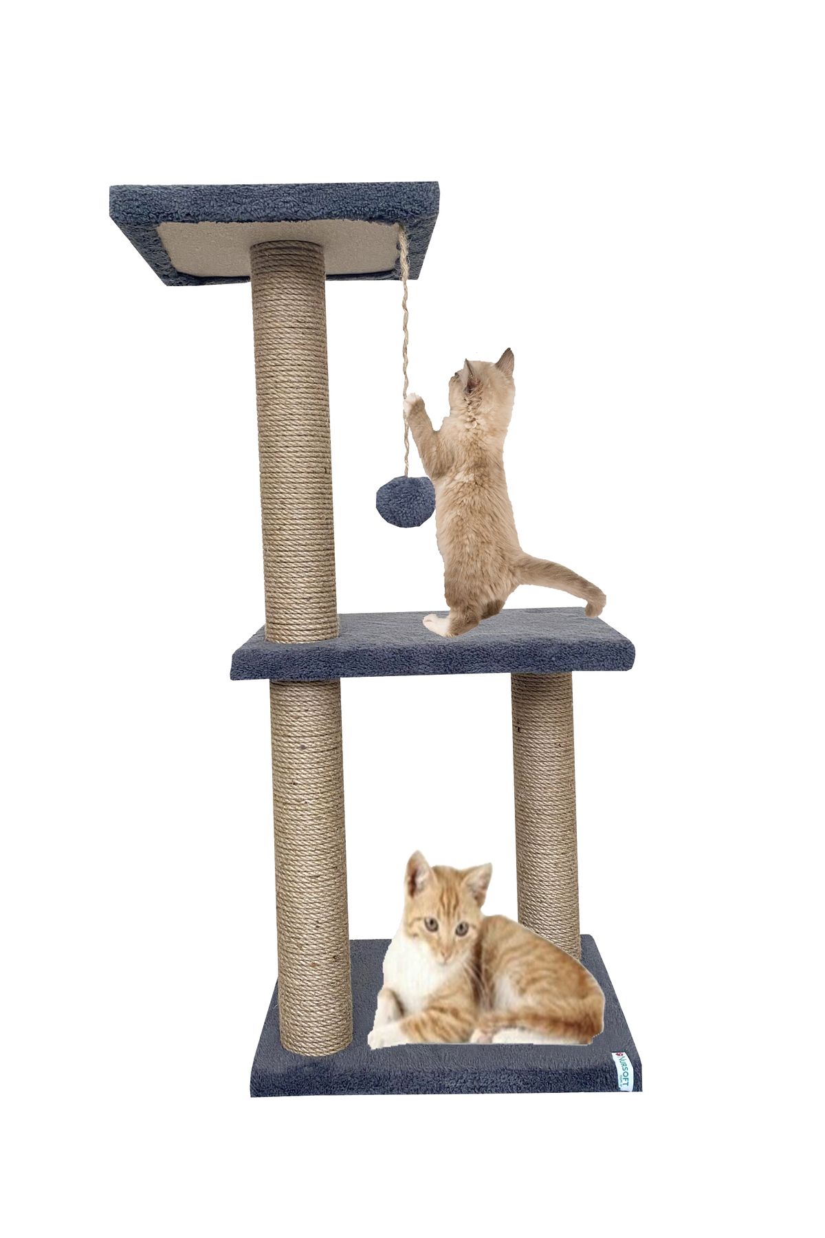Mega Boy Step Kedi Tırmalama Tahtası - Antrasit