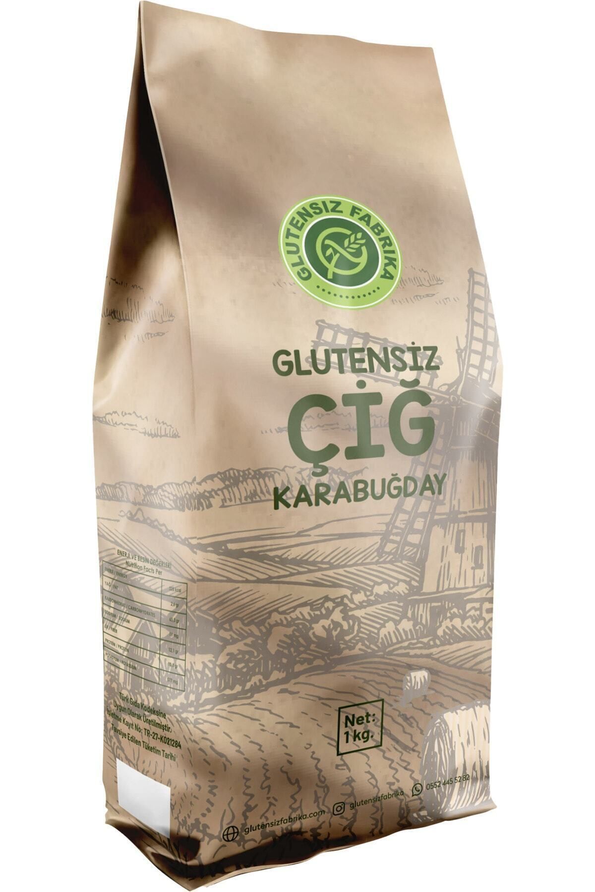Glutensiz Çiğ Karabuğday (TANE) 1kg Analizli Sağlıklı Doğal Katkısız