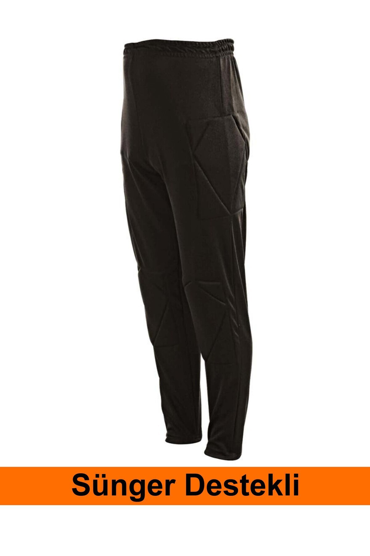 Siyah Kaleci Pantolonu 4 Taraf Sünger Destekli Kaleci Taytı