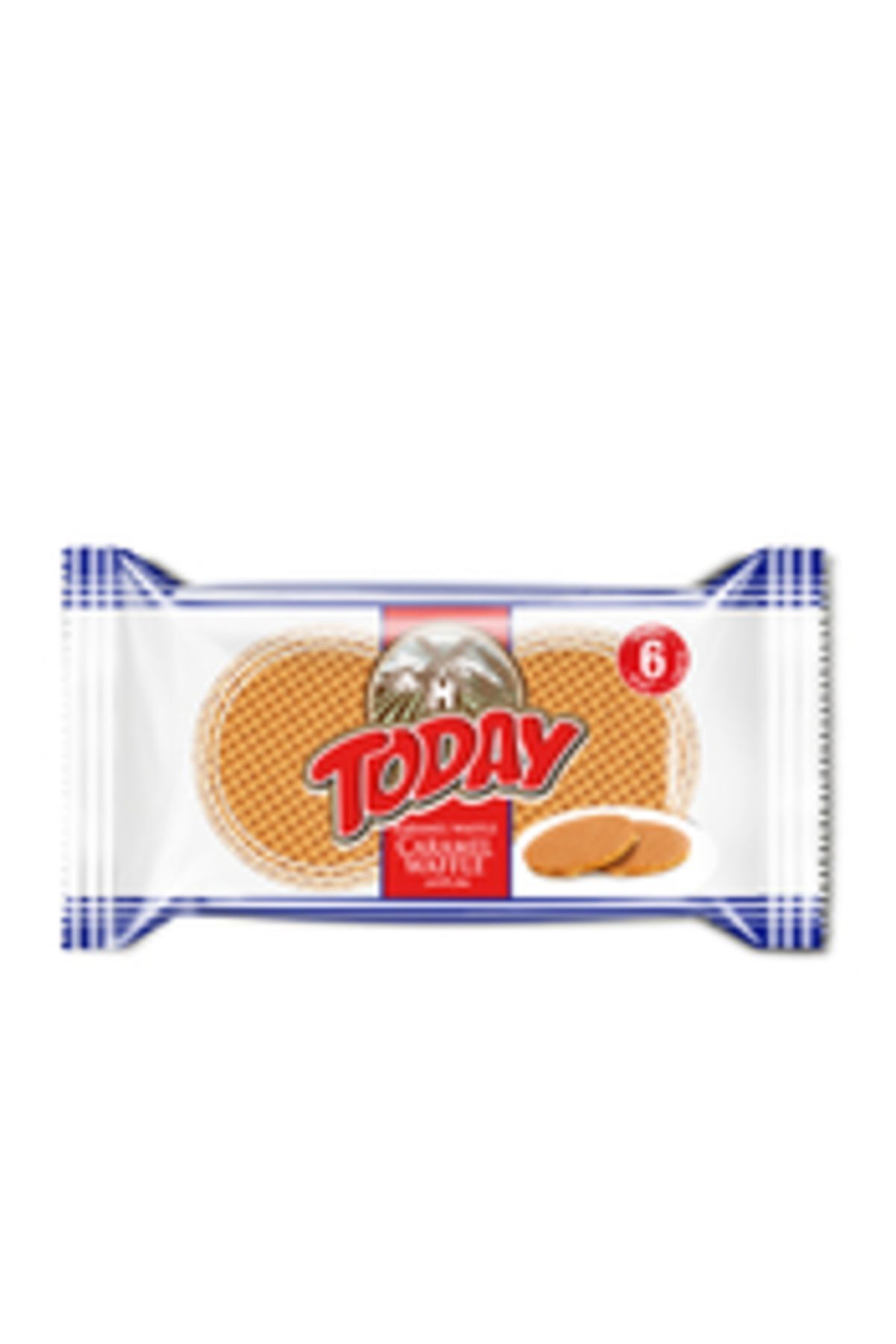 Today Caramel Waffle 132 Gr. 6lı (1 Paket)