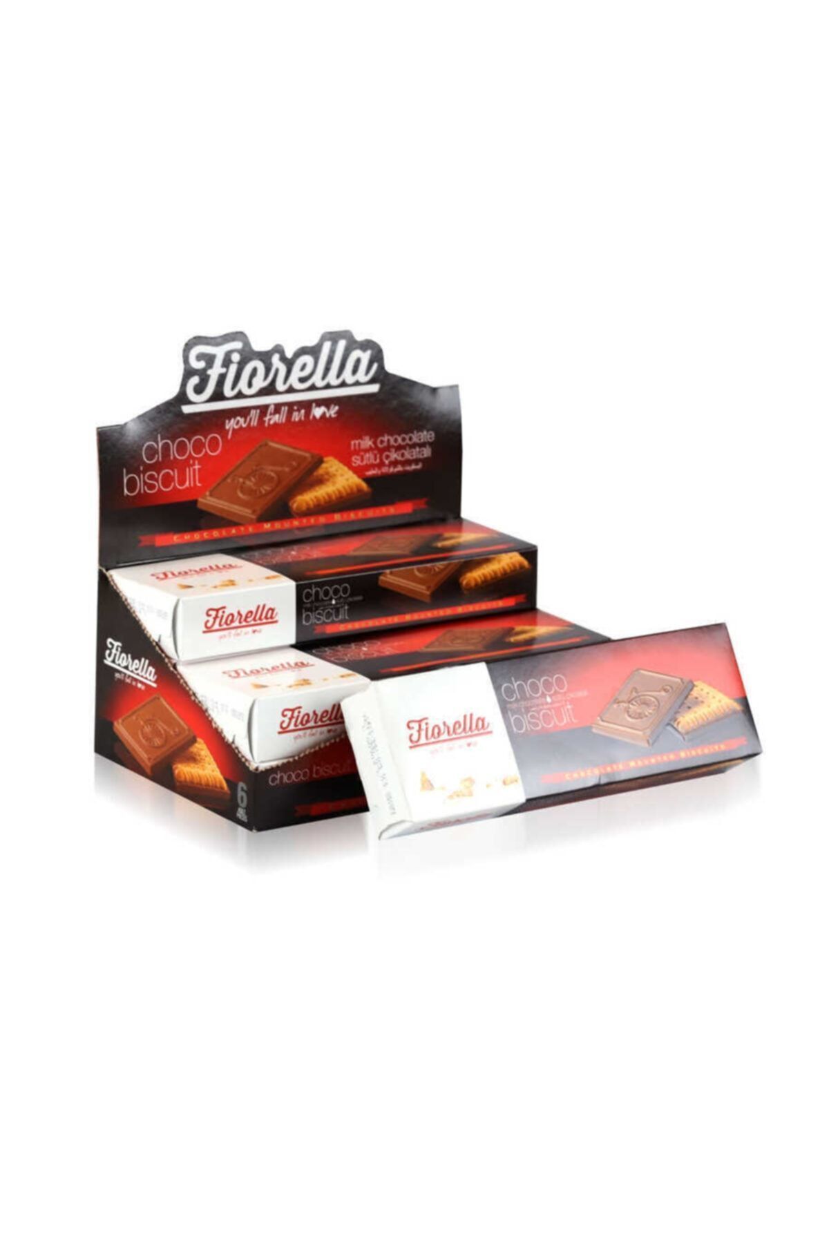 Chocobiscuit Sütlü Çikolatalı Bisküvi 102 gr. 6 Adet (1 Kutu)